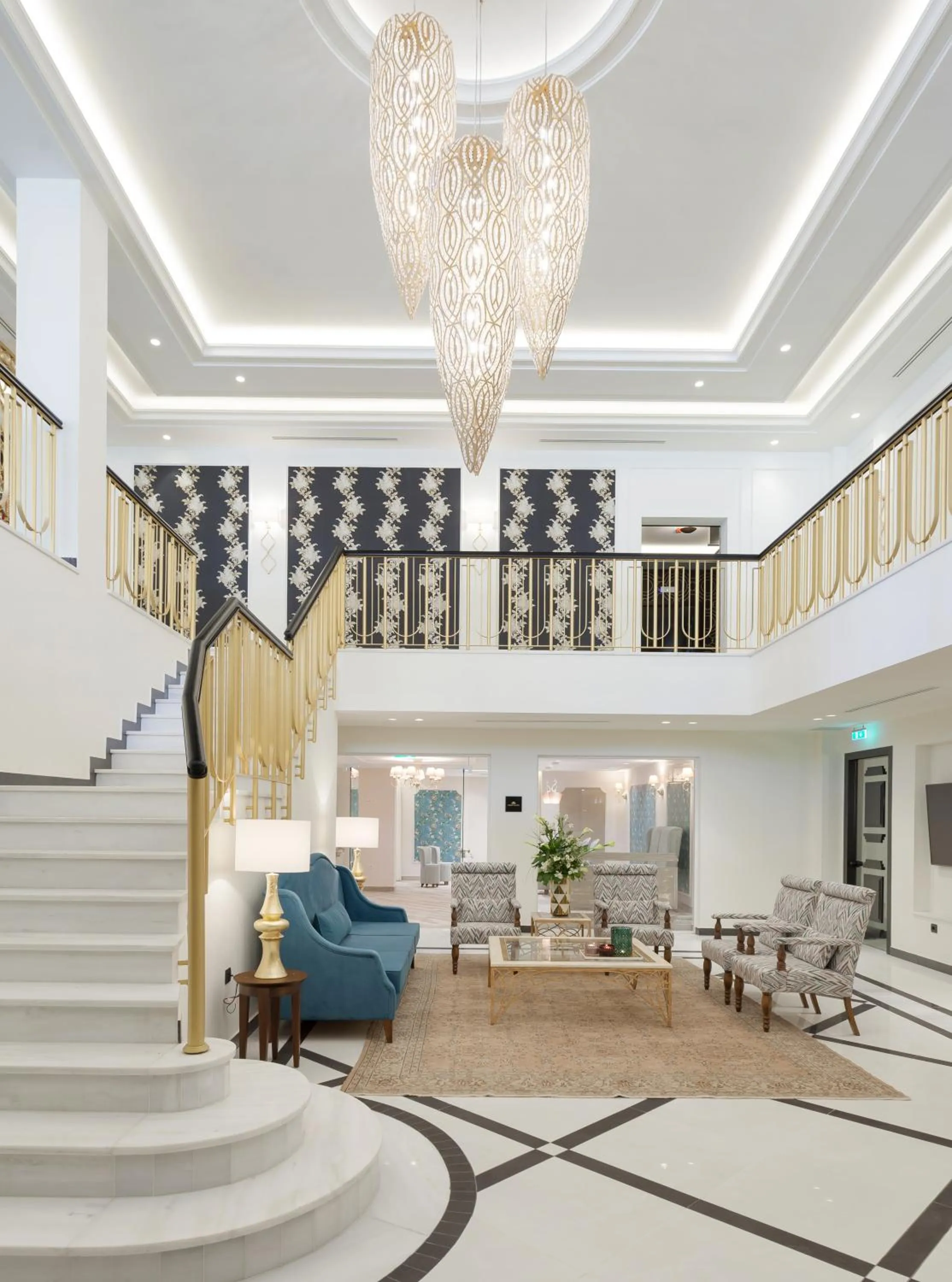 Lobby or reception in Kyniska Palace Conference & Spa