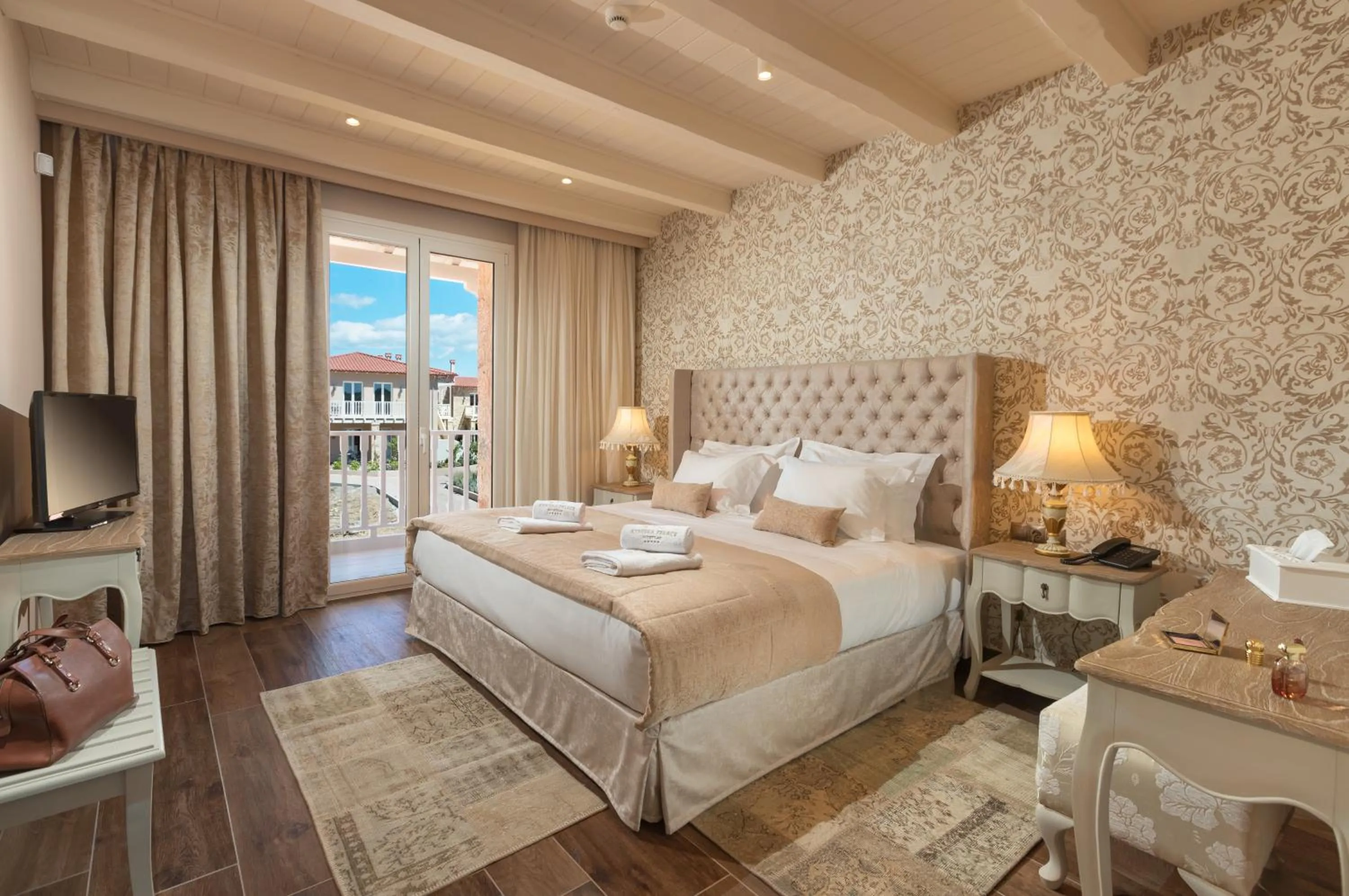 Bedroom, Bed in Kyniska Palace Conference & Spa