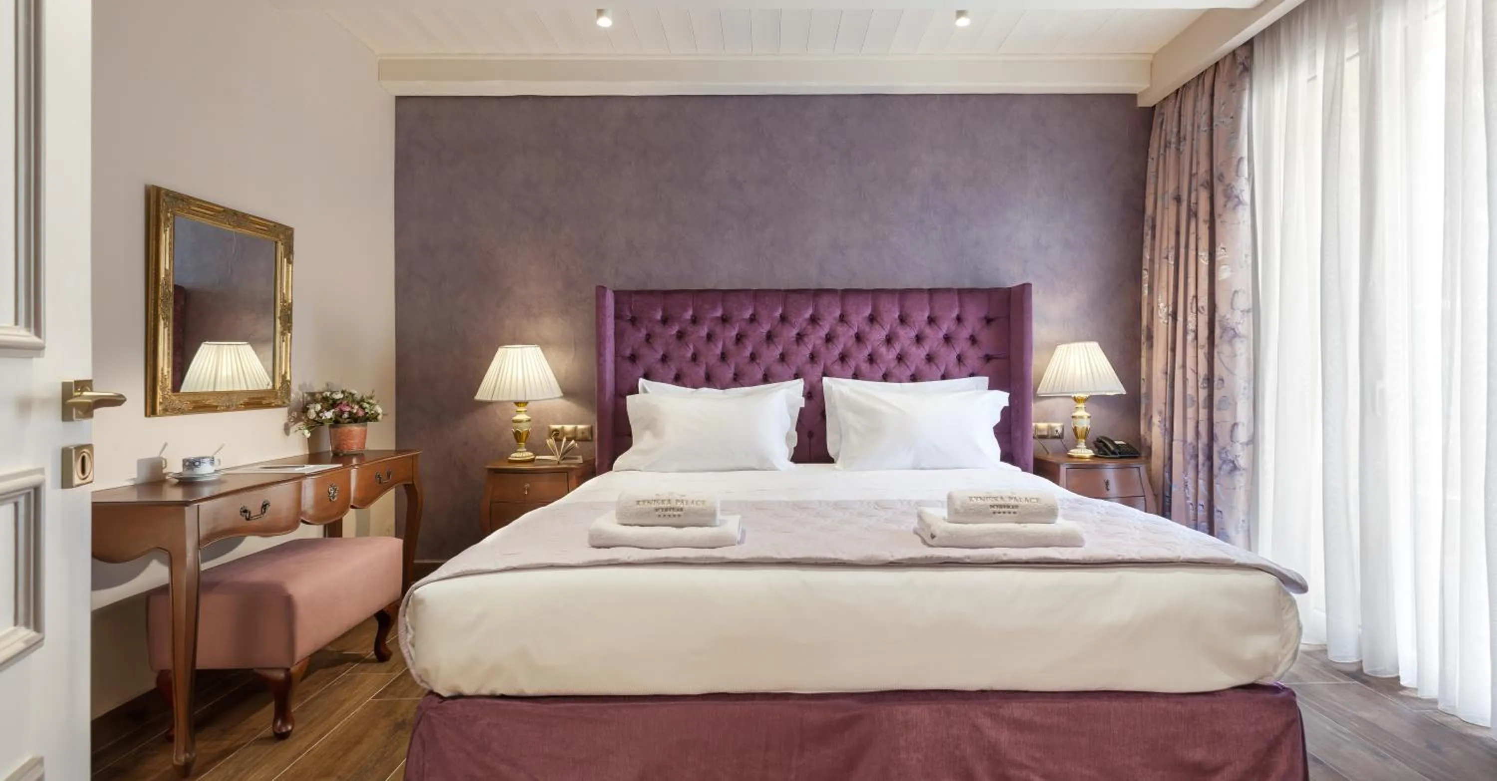 Bed in Kyniska Palace Conference & Spa