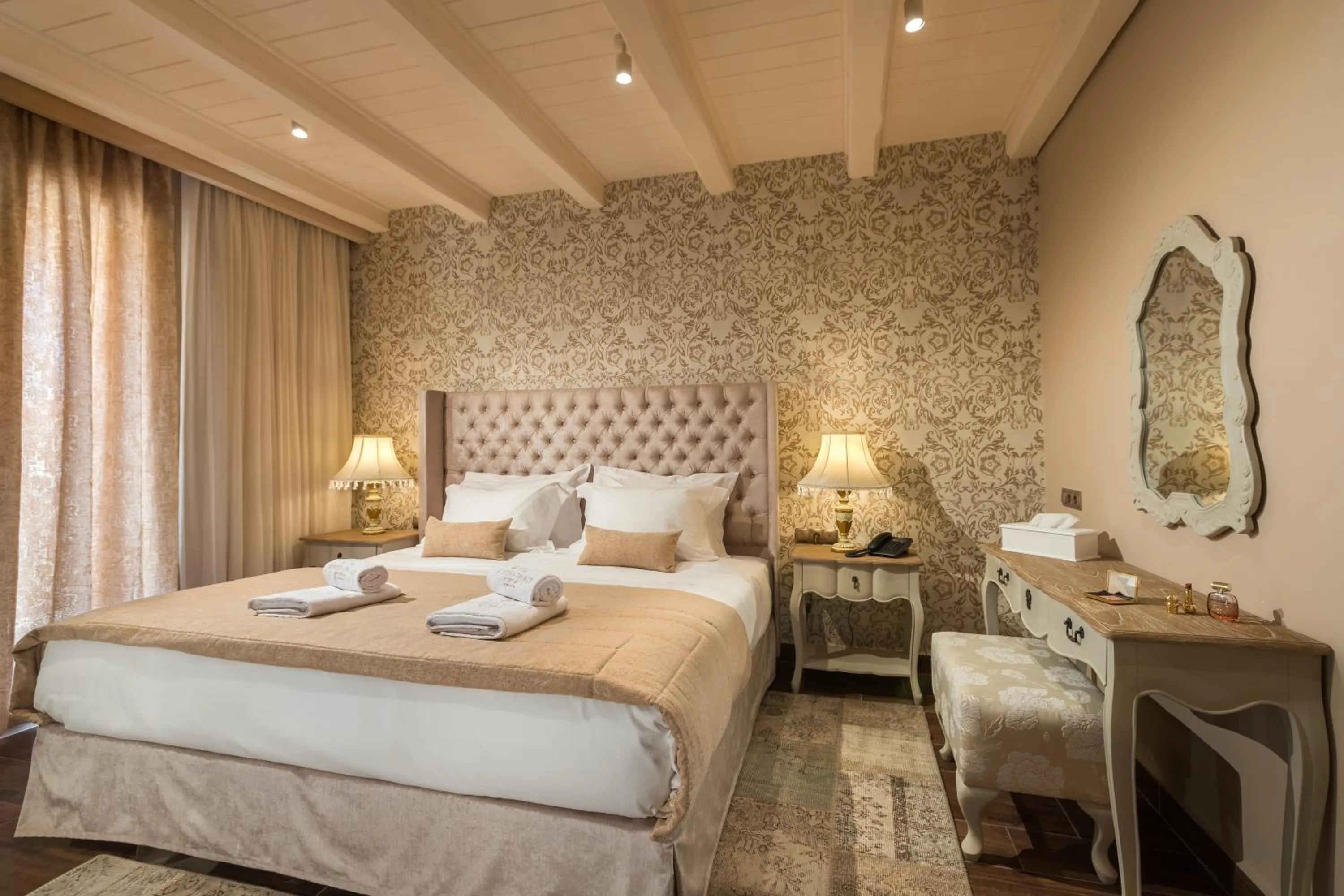 Bed in Kyniska Palace Conference & Spa