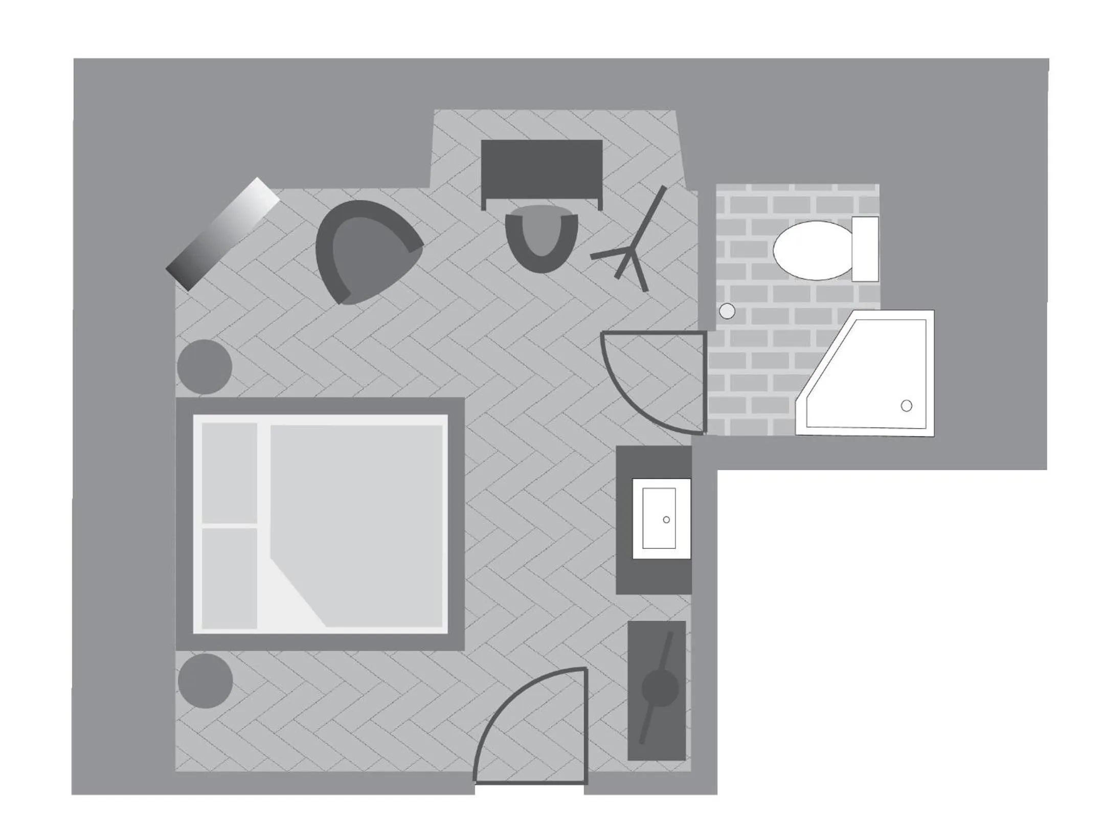 Floor plan in Schloss Schadau - Swiss Historic Hotel