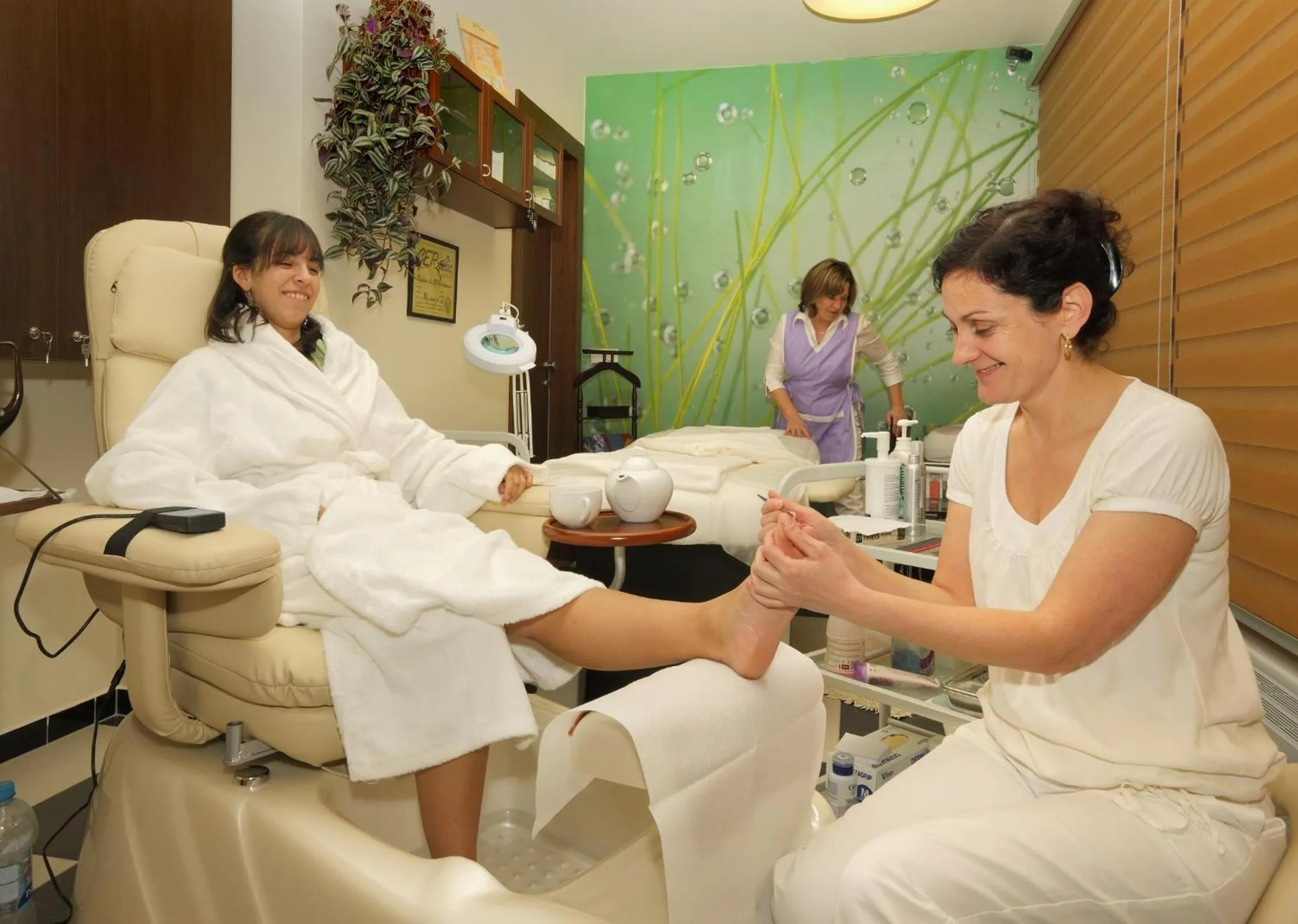 People in Esmarin wellness hotel