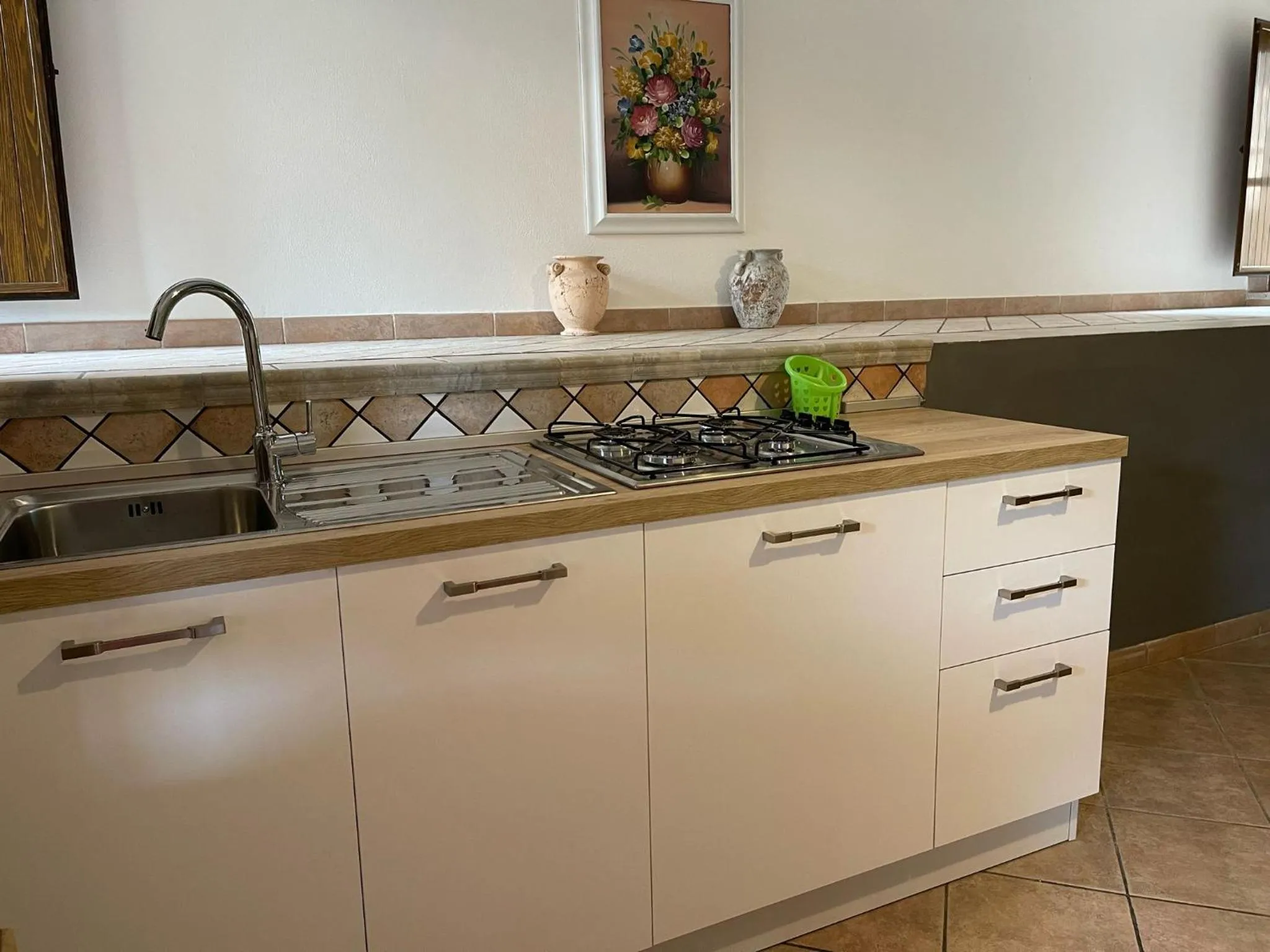 Kitchen or kitchenette in Appartamenti Pousada Michelino