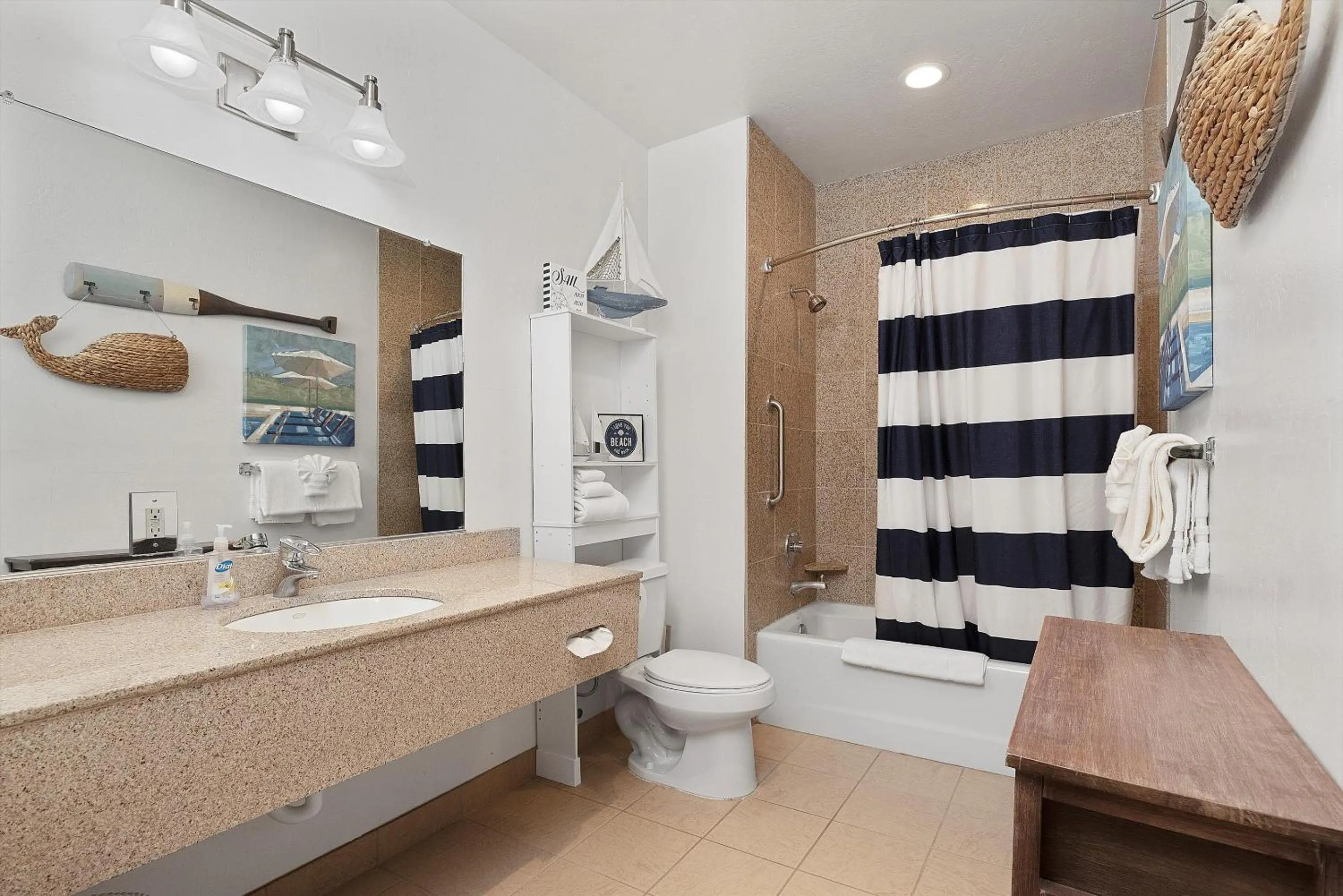 Bathroom in Beach House Inn & Suites