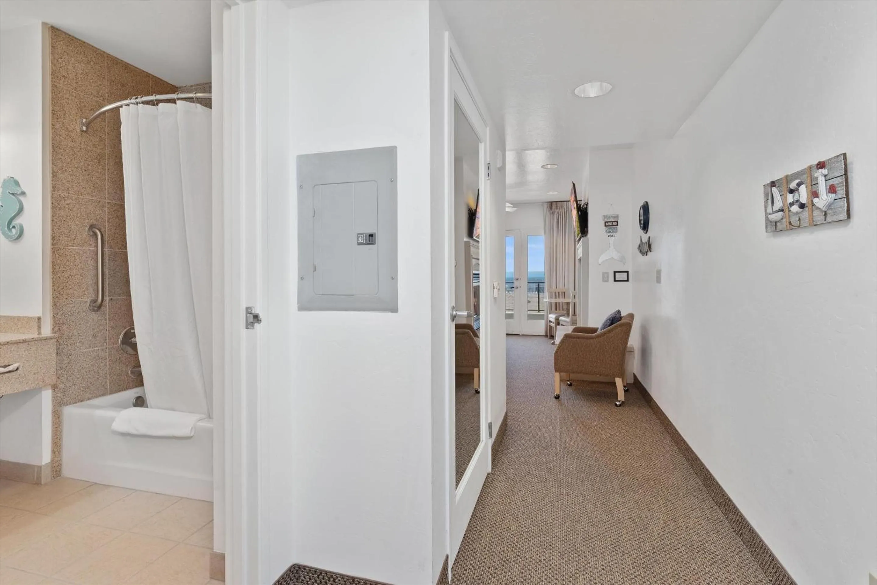 Bathroom in Beach House Inn & Suites