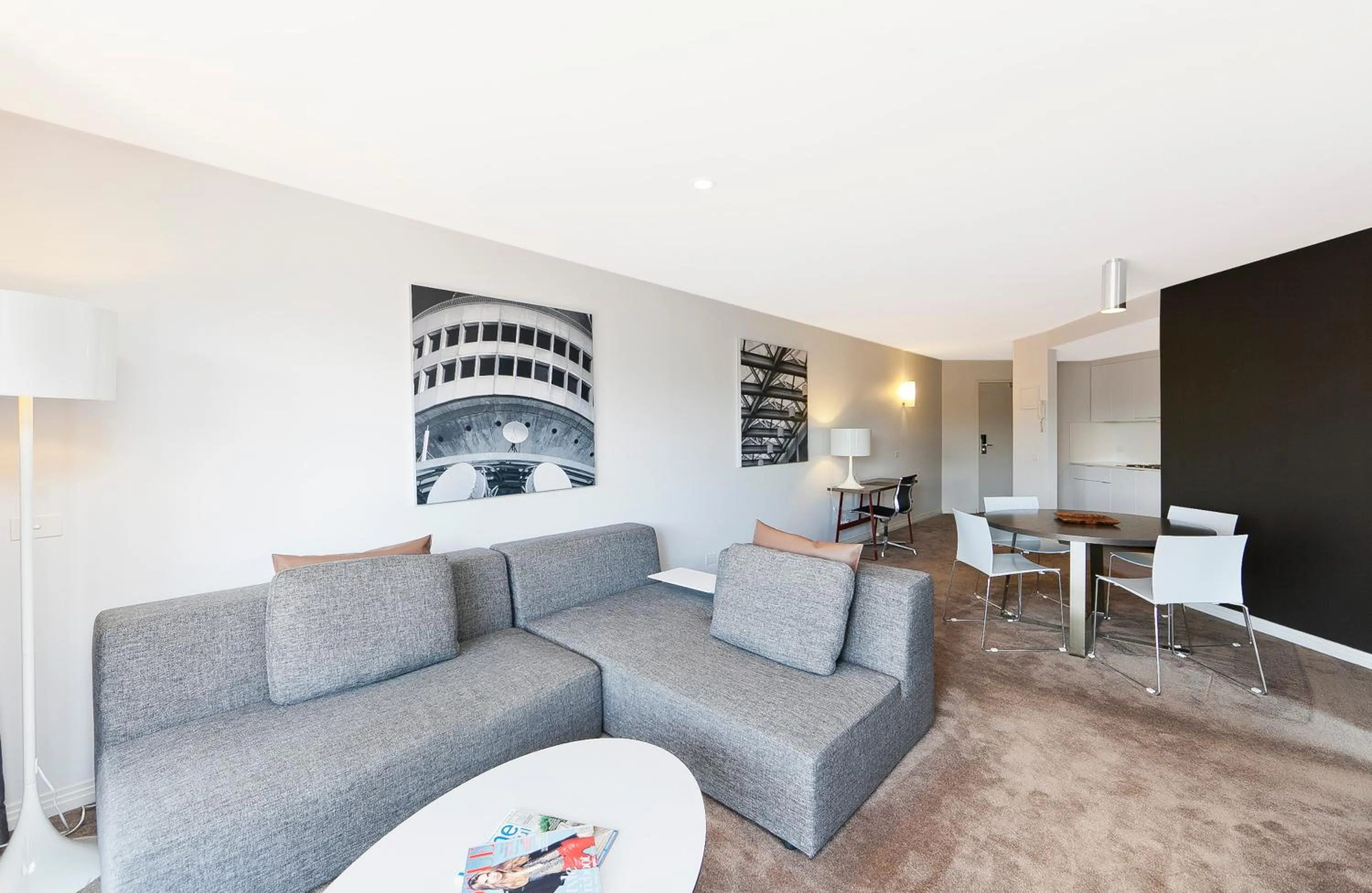 Living room in AAC Apartments - Griffin