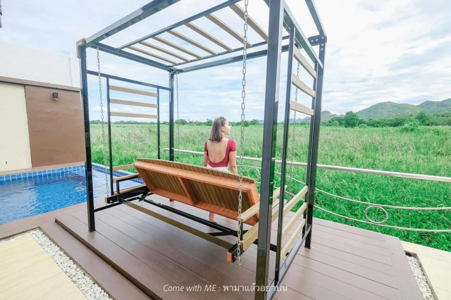 Swimming pool in The Vista Pool Villa