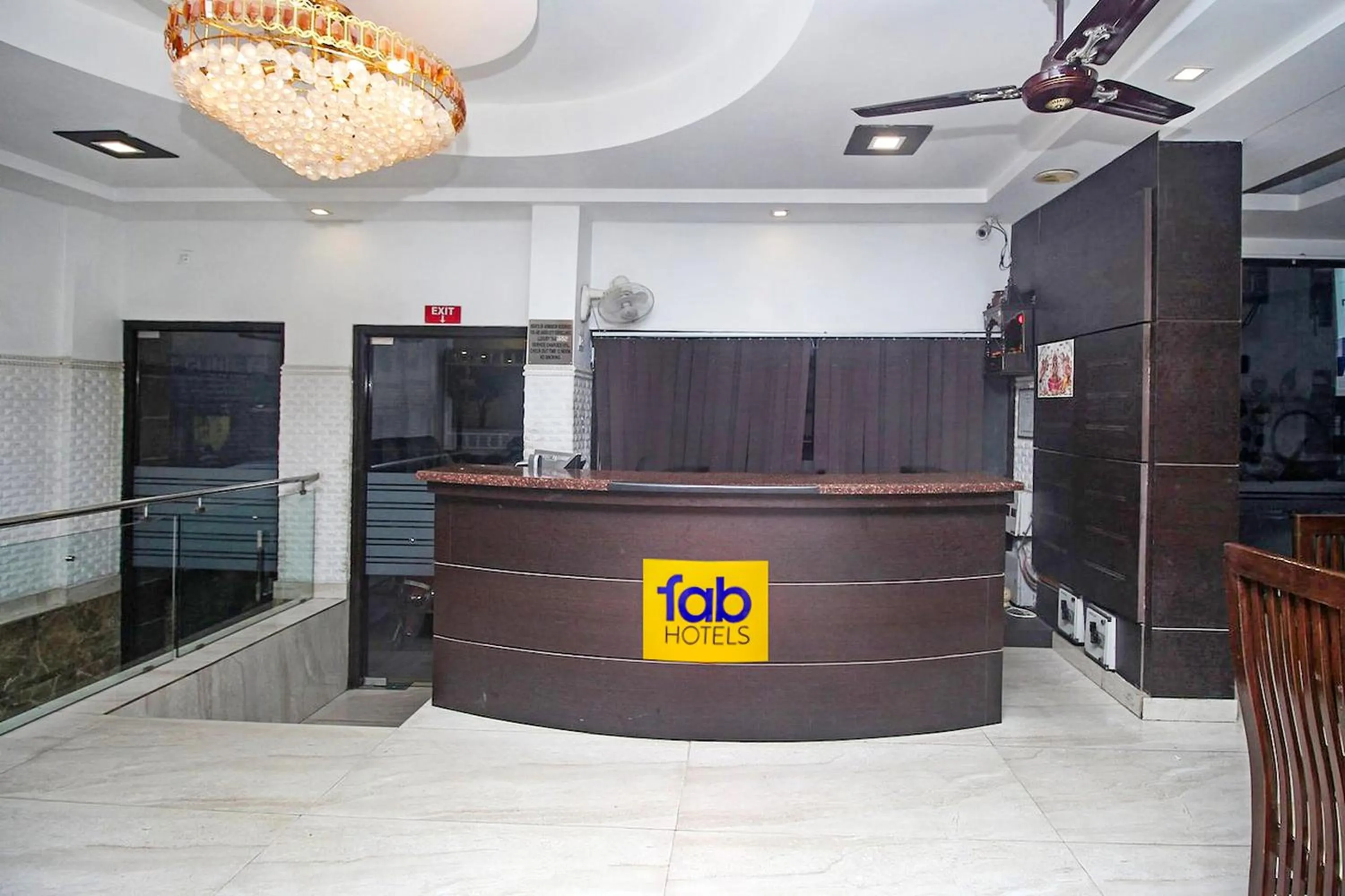 Lobby or reception in FabHotel Arihant Inn