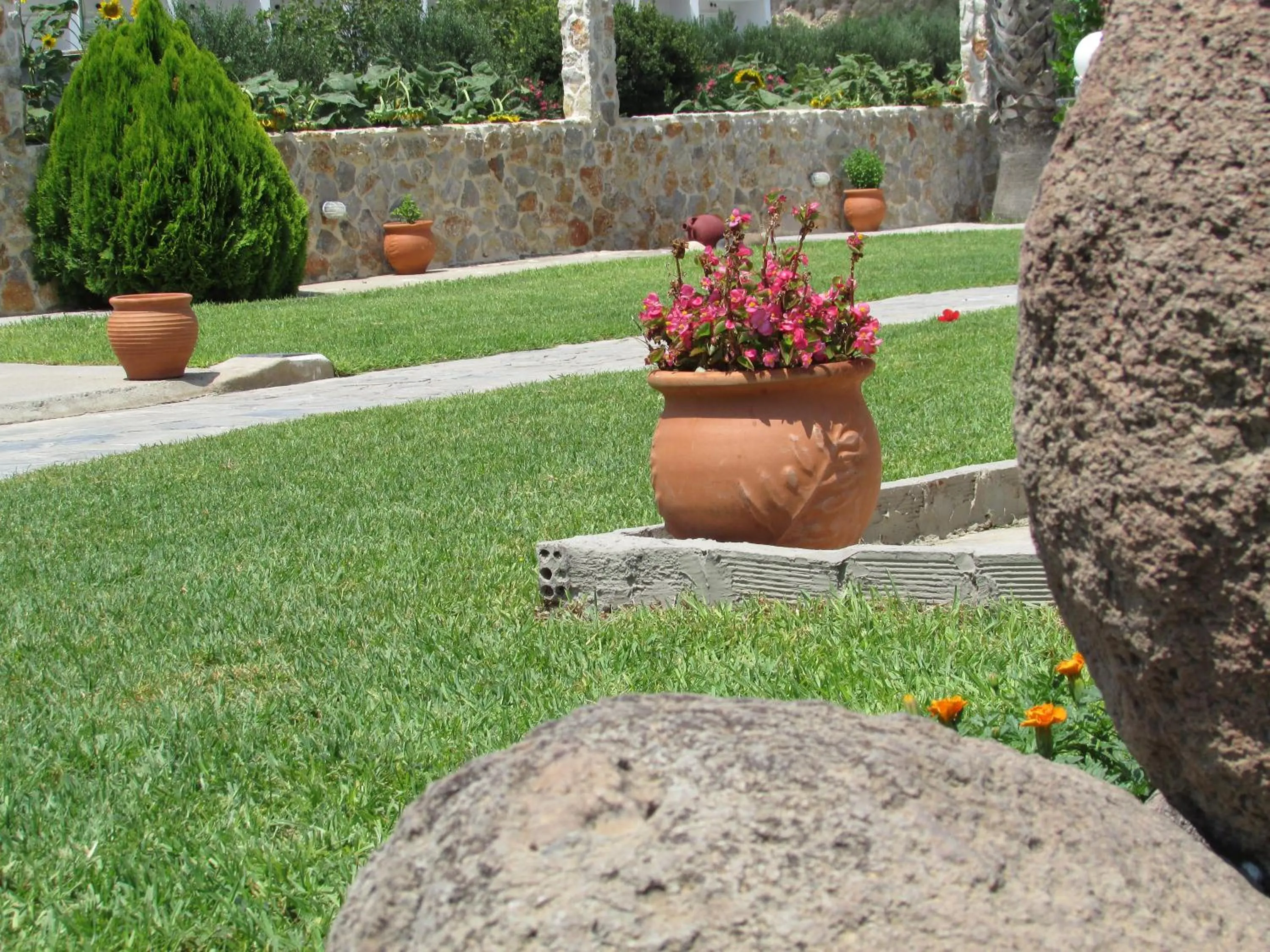 Garden in Sevi Apartments
