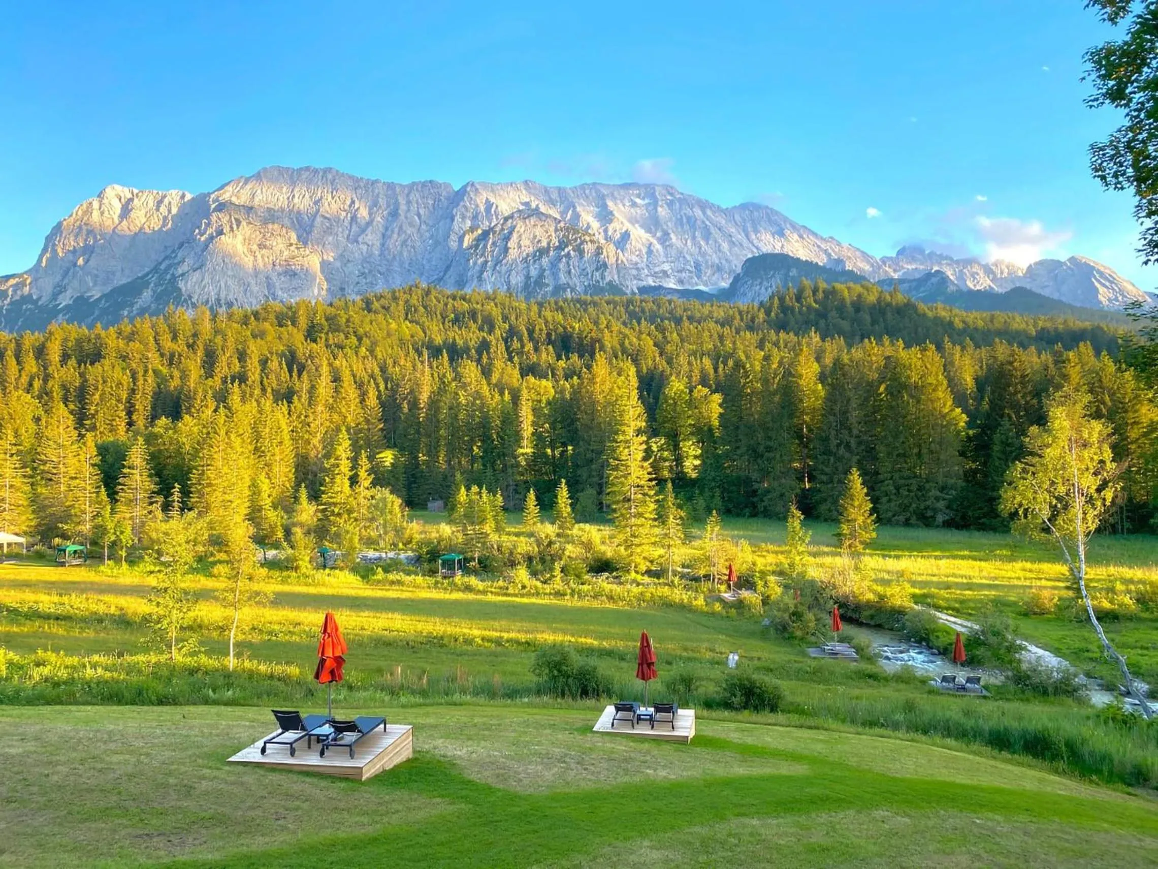 Mountain view in Schloss Elmau Luxury Spa Retreat & Cultural Hideaway