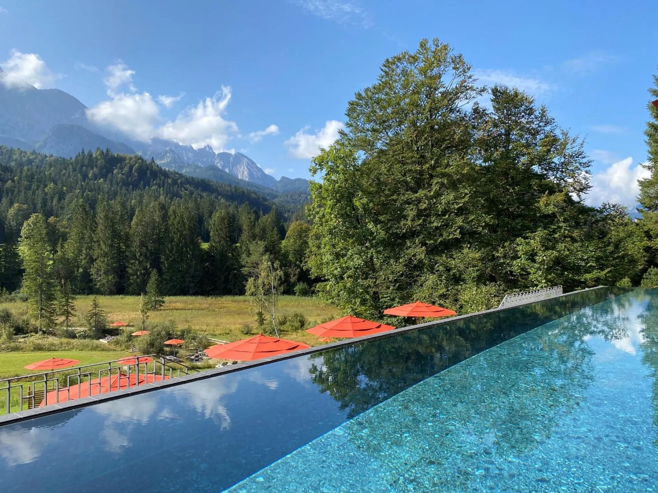 Swimming pool in Schloss Elmau Luxury Spa Retreat & Cultural Hideaway