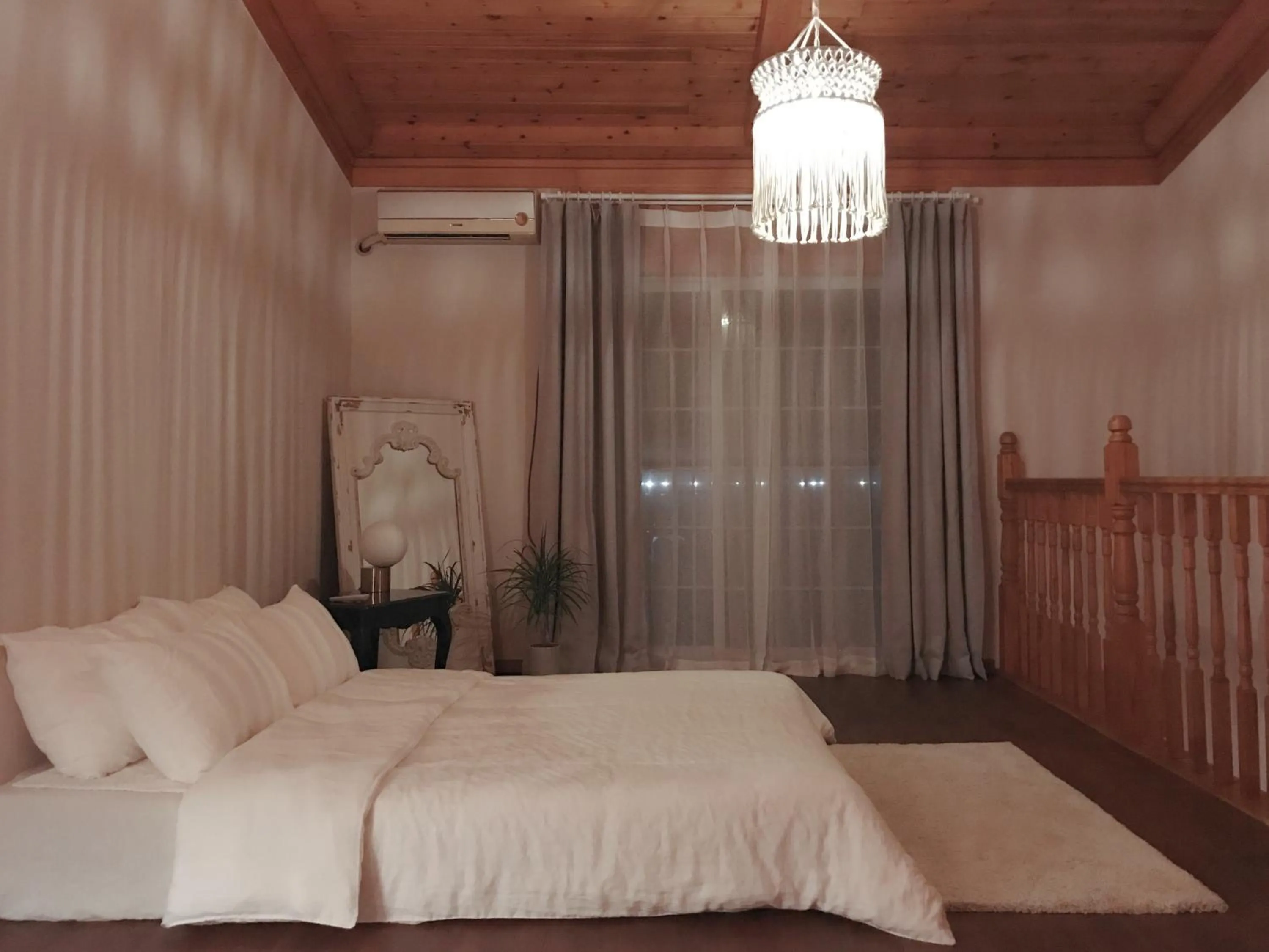 Bed in At corner resort & garden