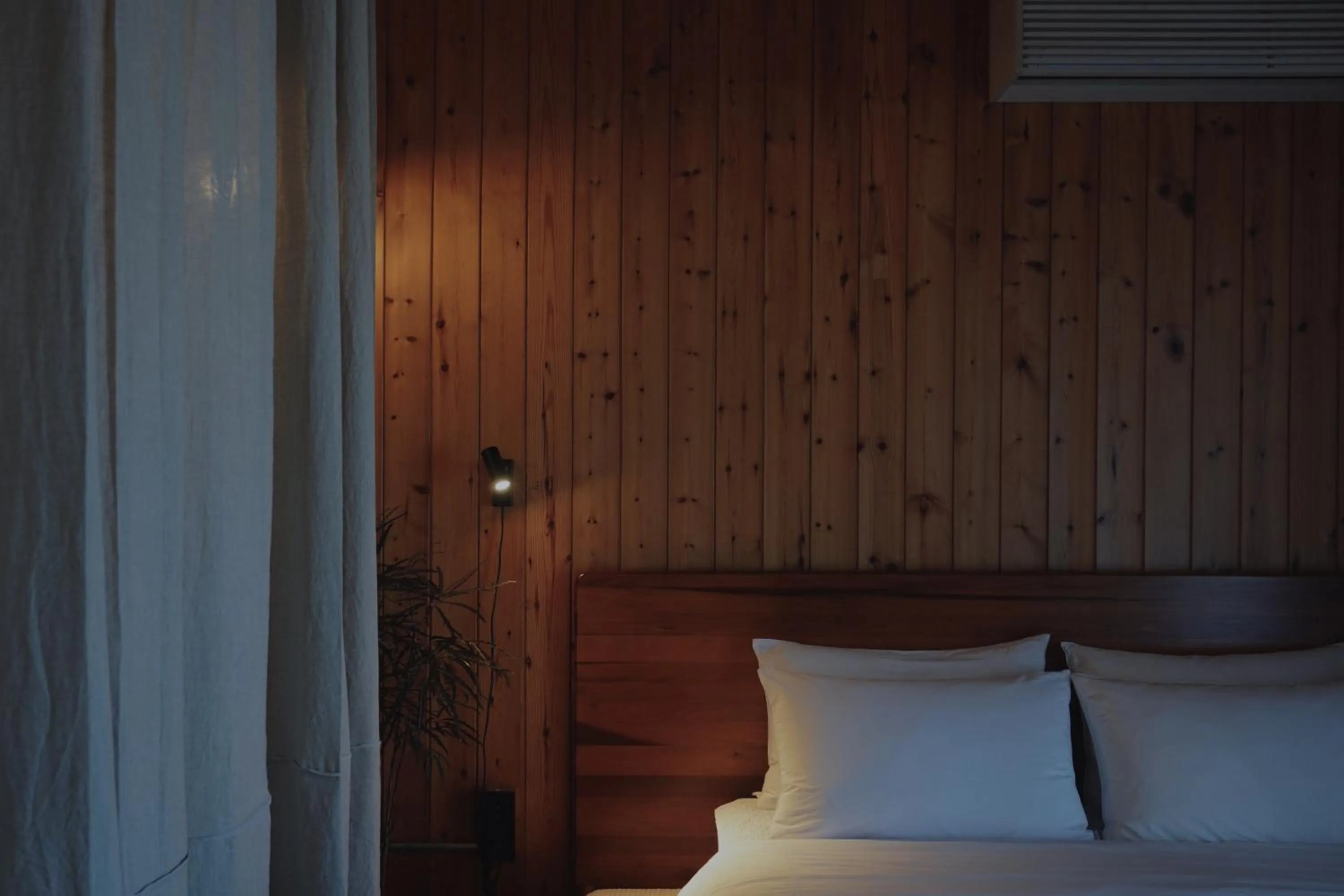 Bed in At corner resort & garden