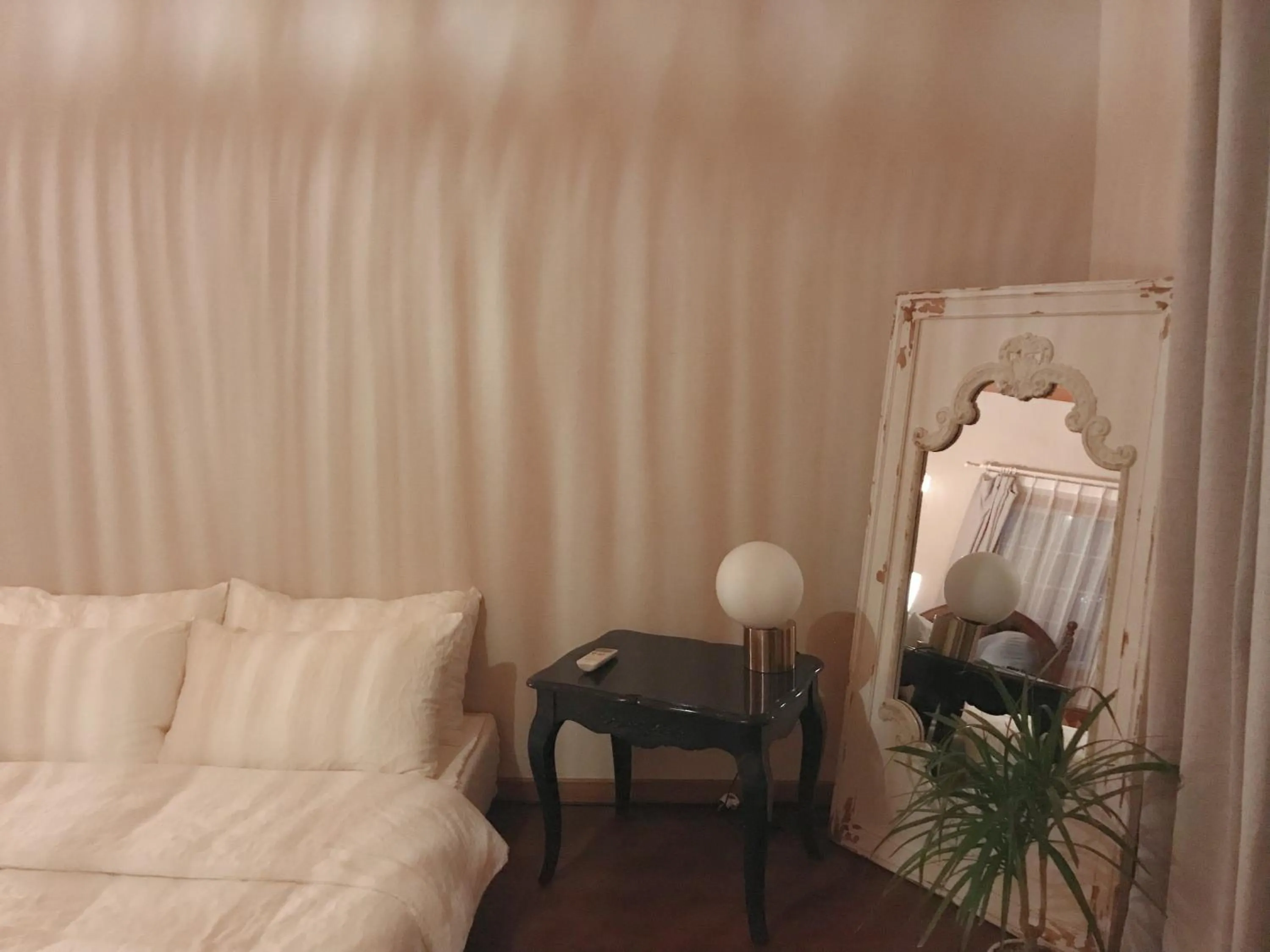 Bed in At corner resort & garden