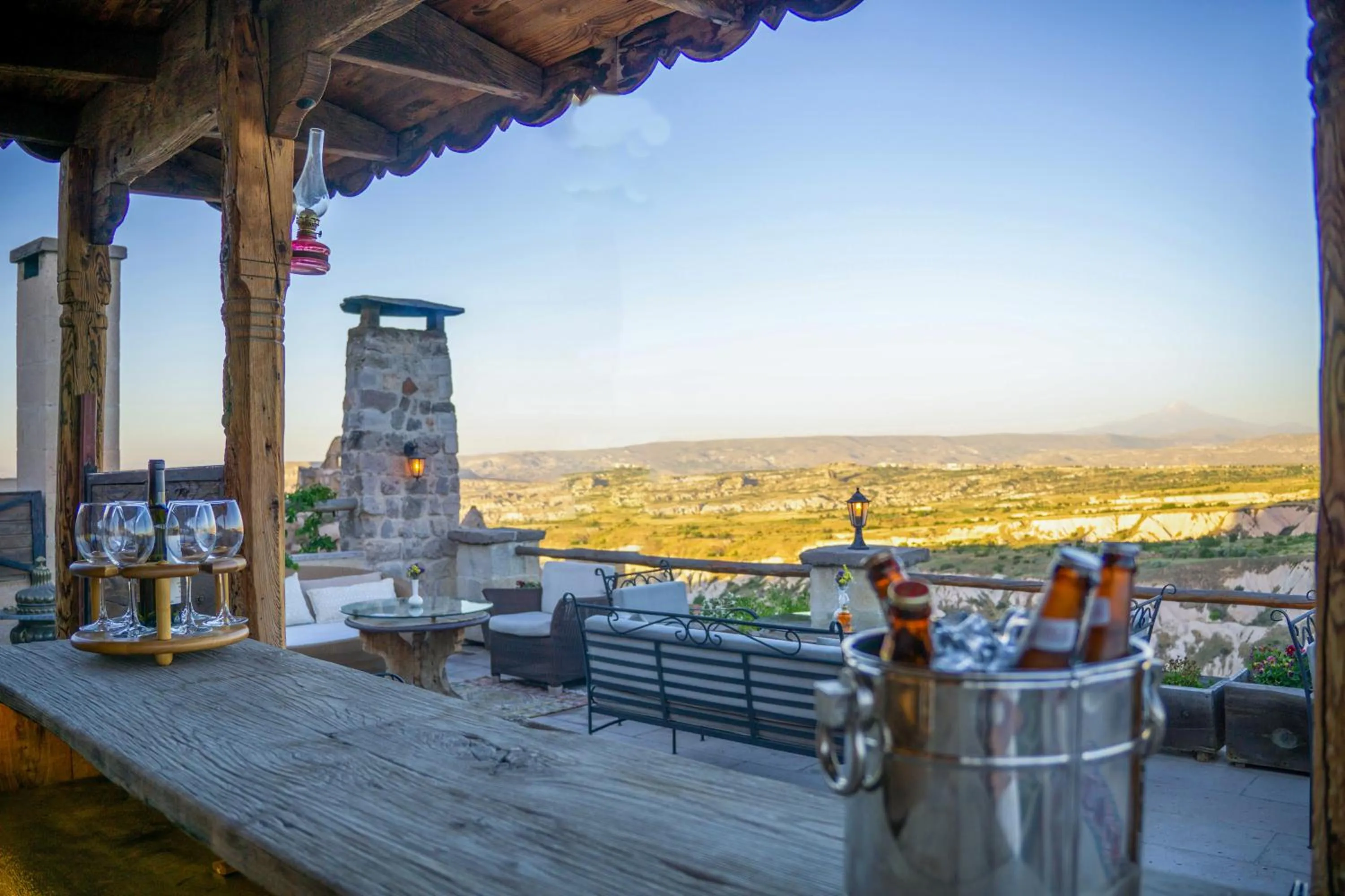 Balcony/Terrace in Petra Inn Cappadocia