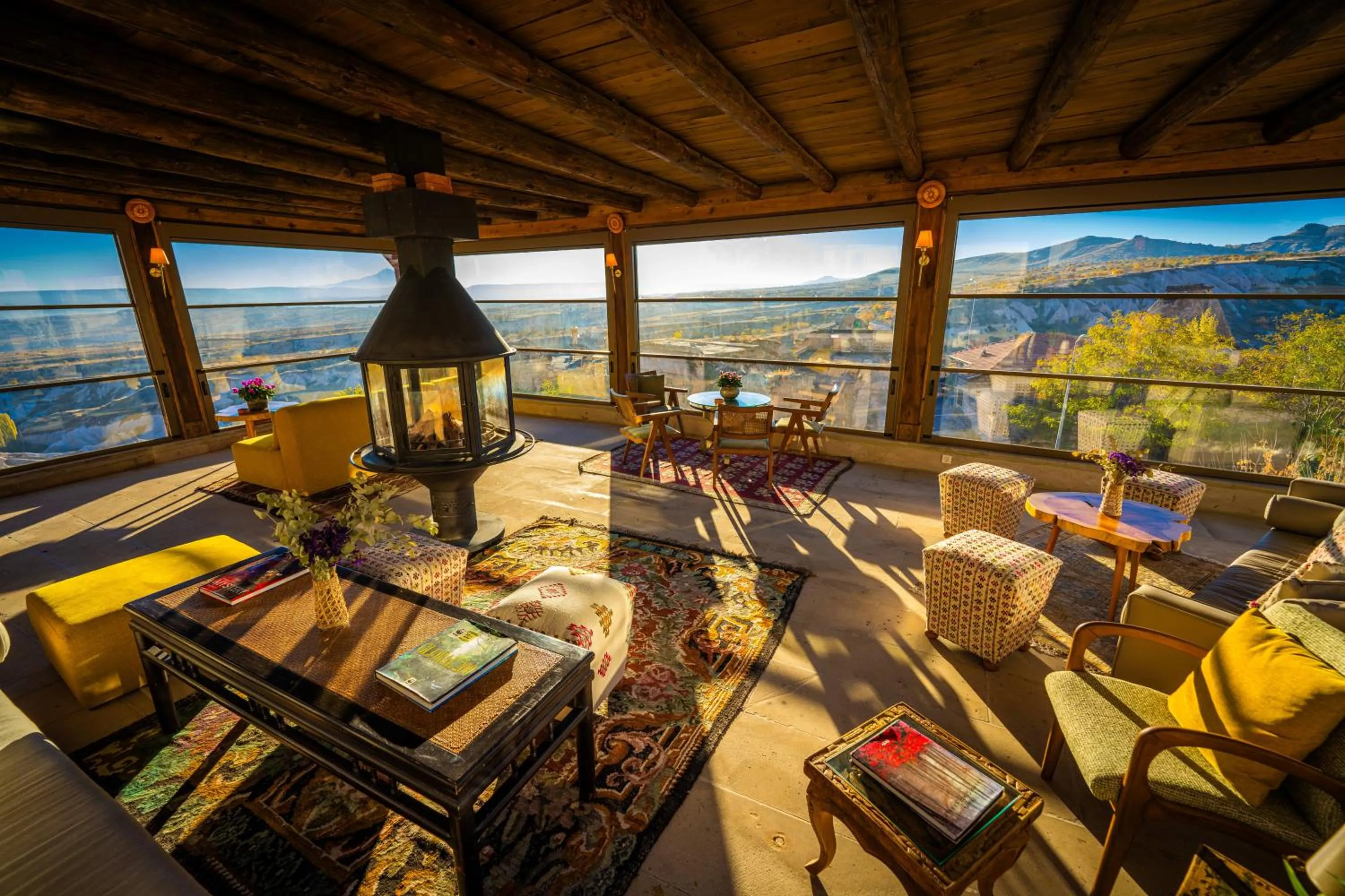 Seating area in Petra Inn Cappadocia