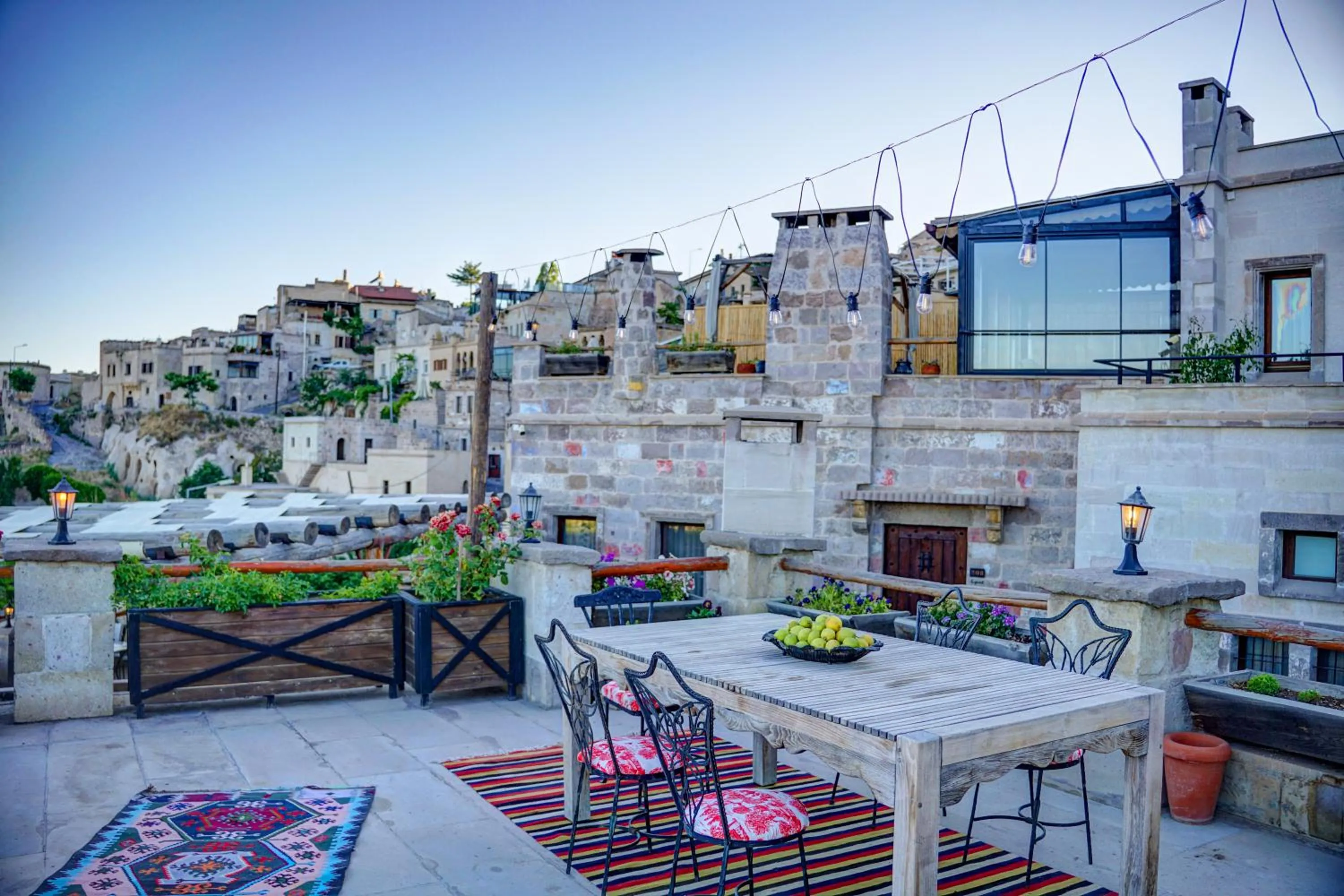 Balcony/Terrace in Petra Inn Cappadocia
