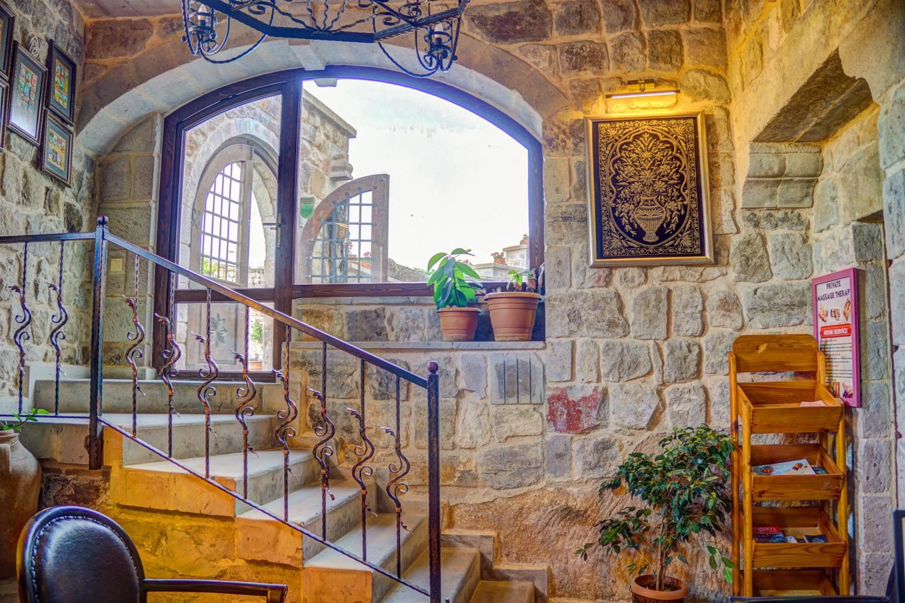 Lobby or reception in Petra Inn Cappadocia