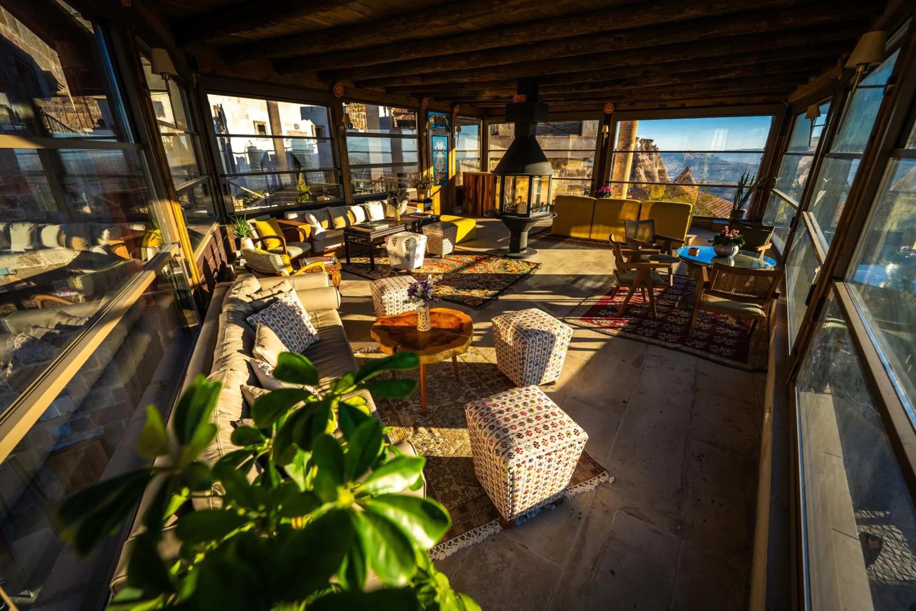 Seating area in Petra Inn Cappadocia