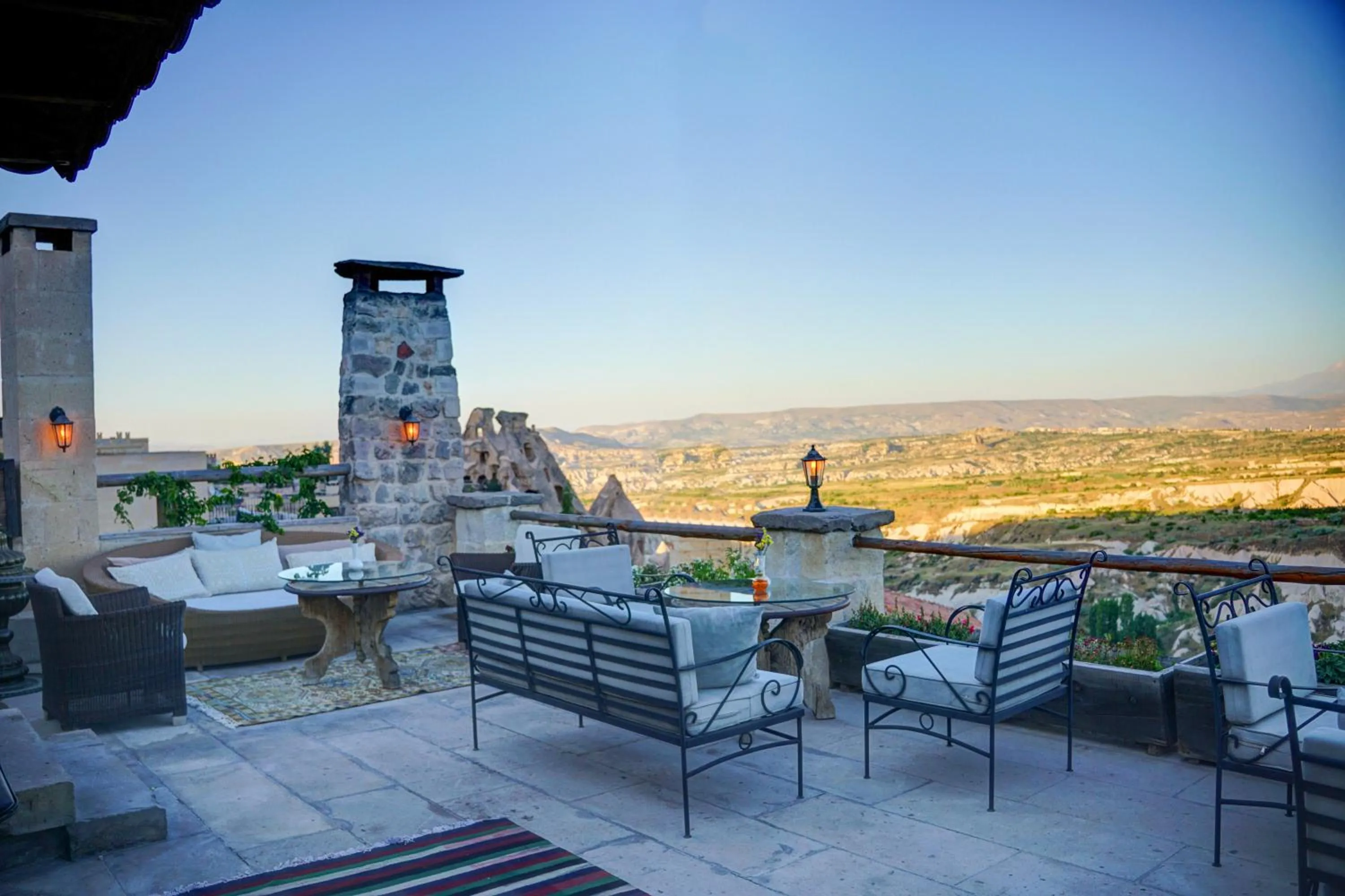 Balcony/Terrace in Petra Inn Cappadocia