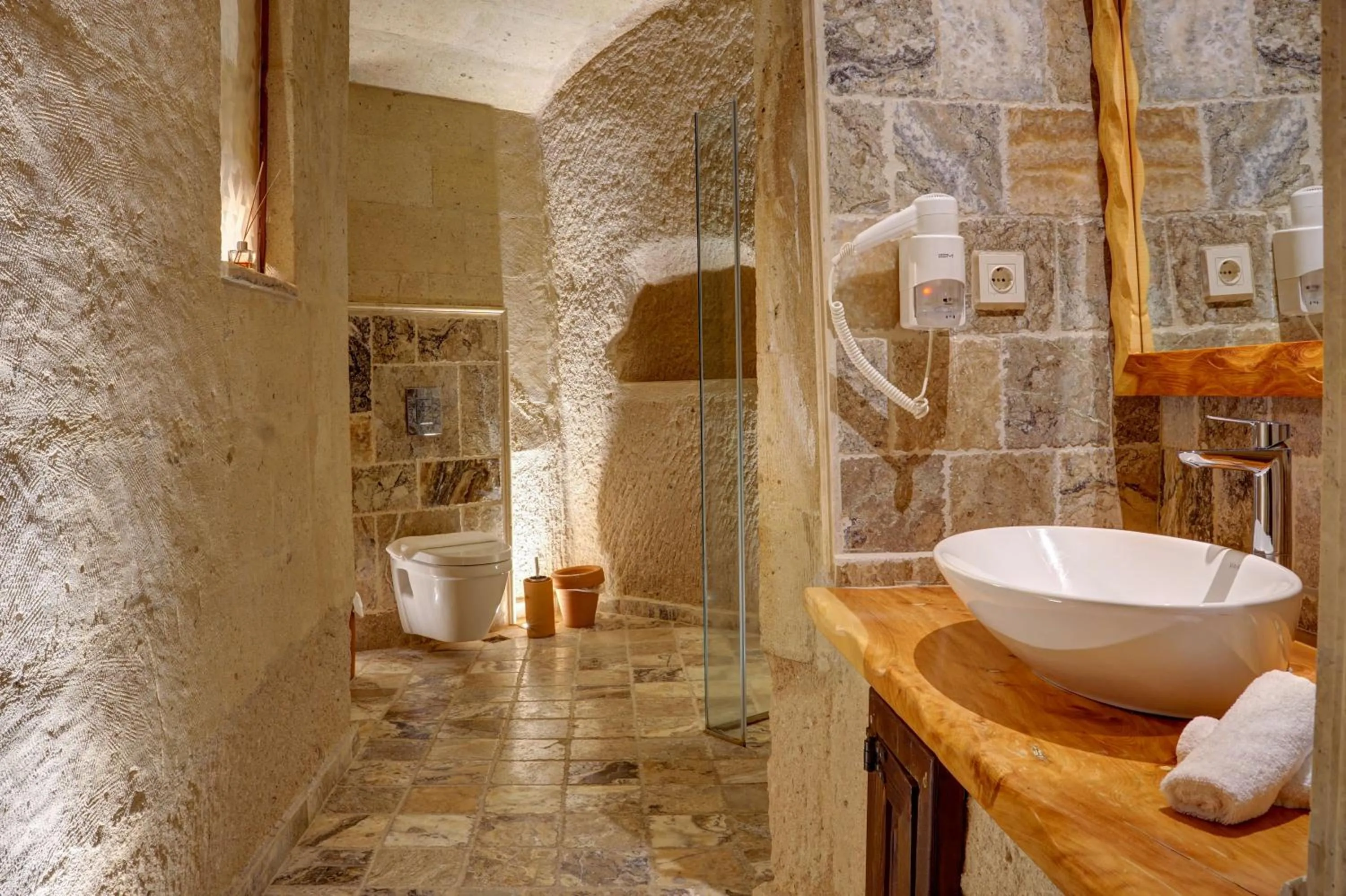 Bathroom in Petra Inn Cappadocia
