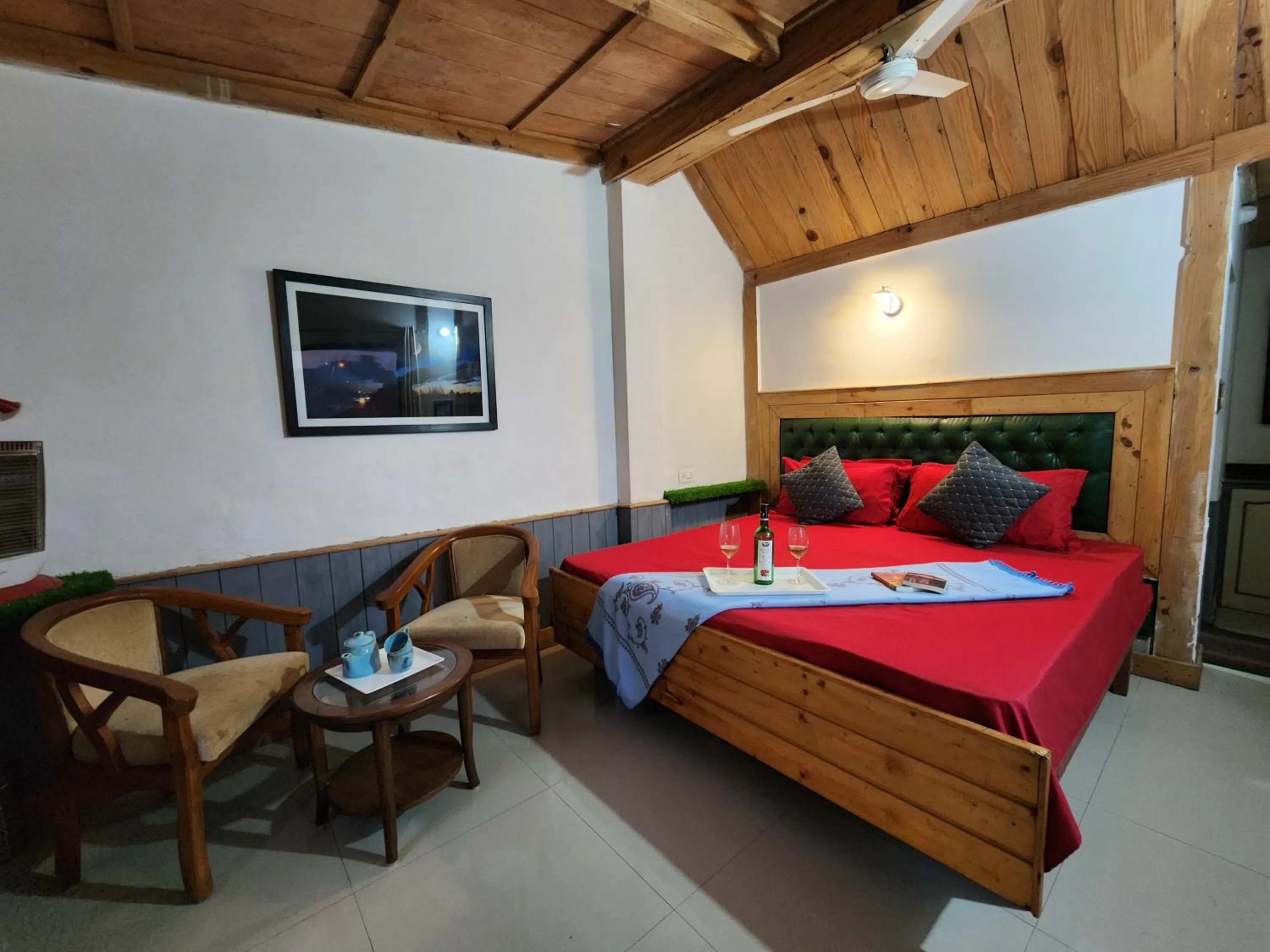 Bed in Pine Valley Resort