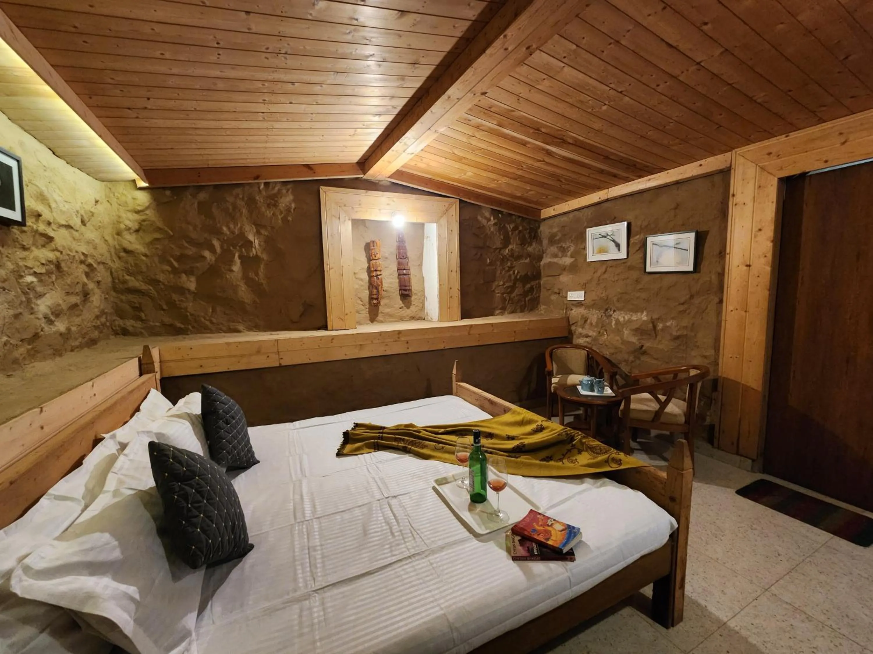 Bed in Pine Valley Resort