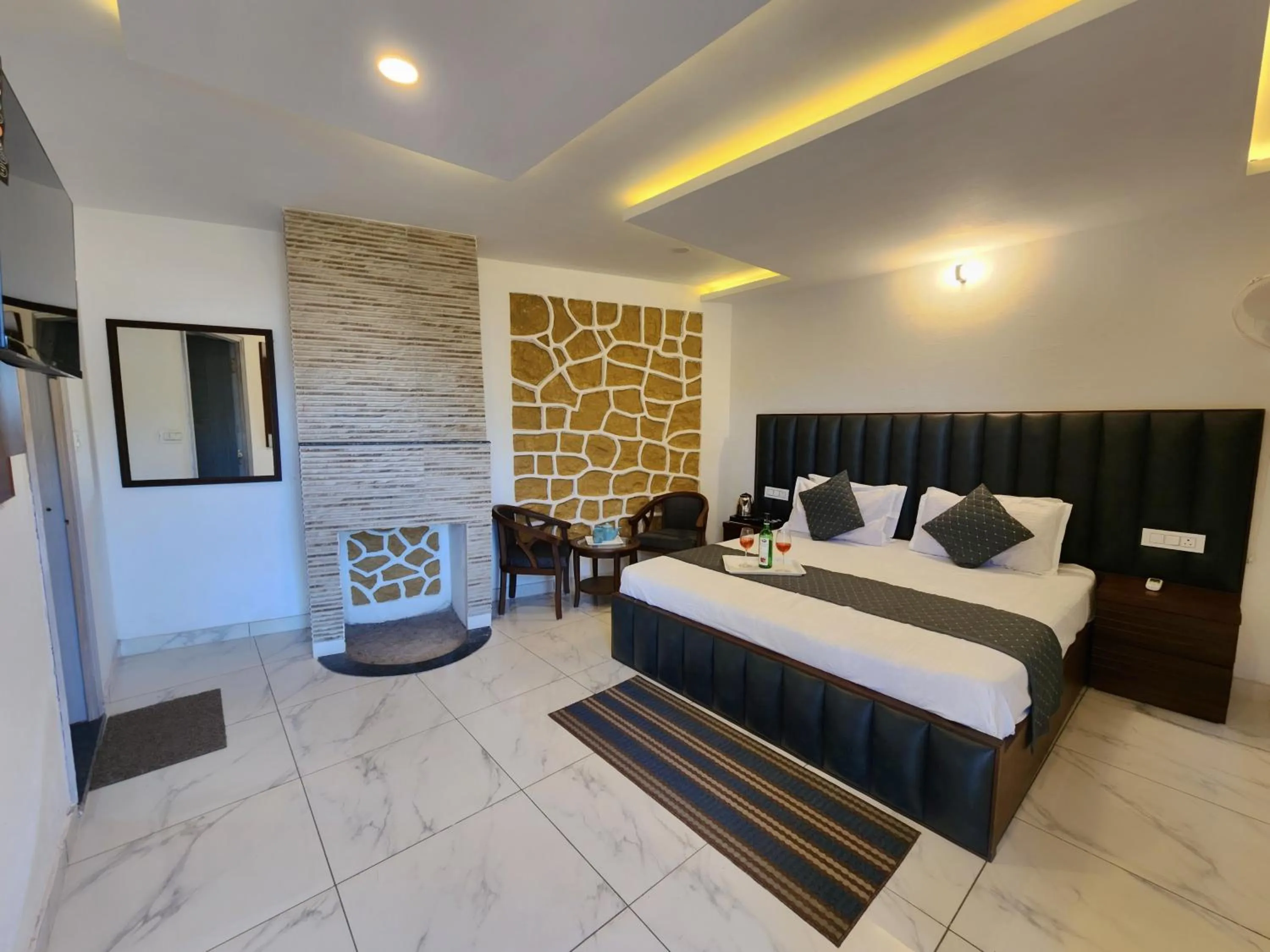 Bed in Pine Valley Resort