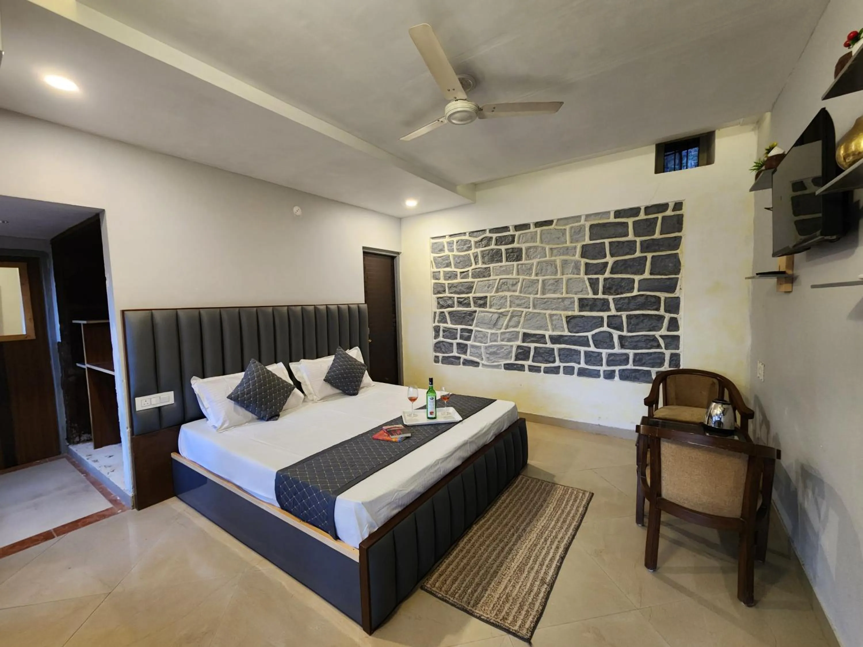 Bed in Pine Valley Resort