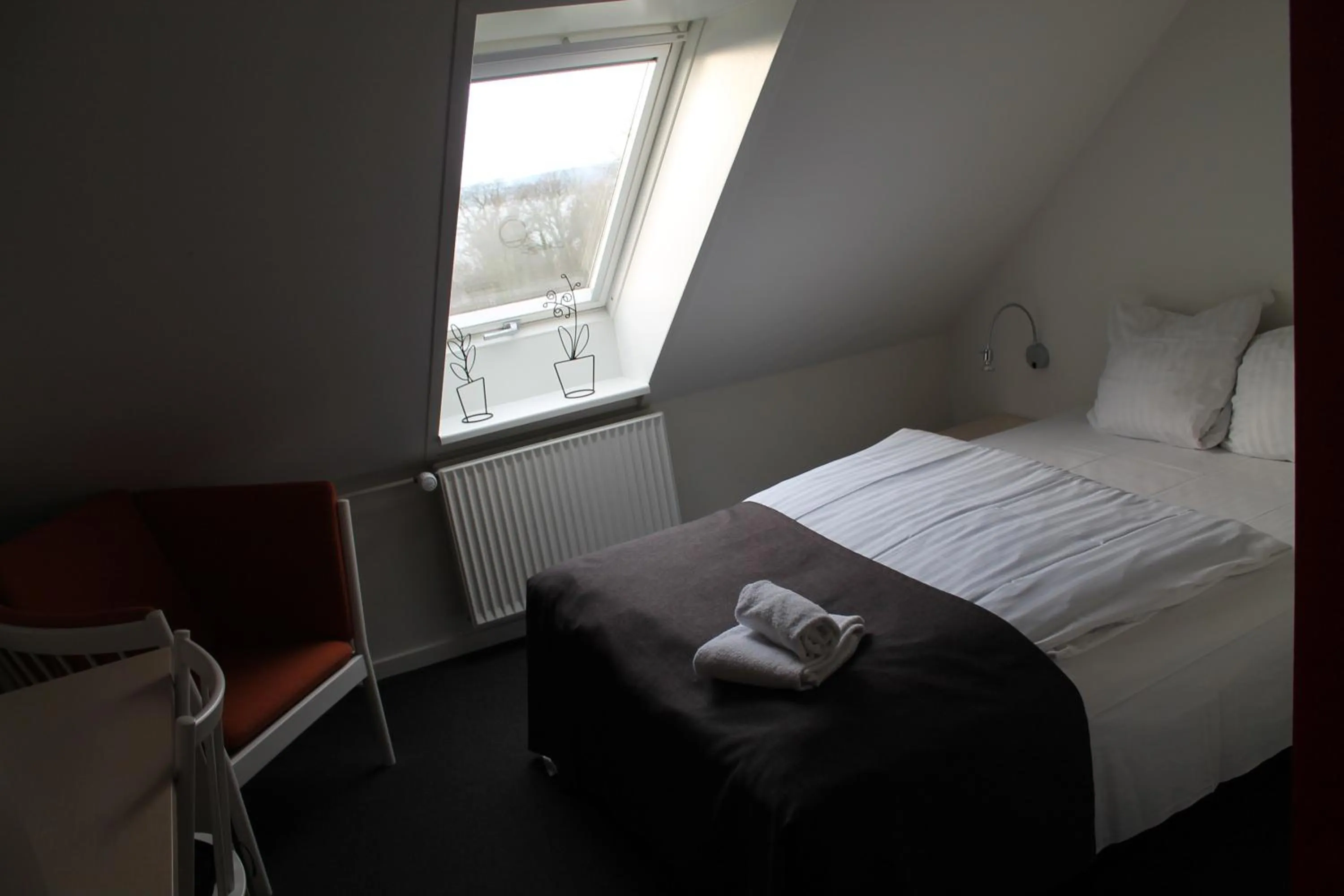 Bedroom, Bed in Severin Kursuscenter og Konferencehotel