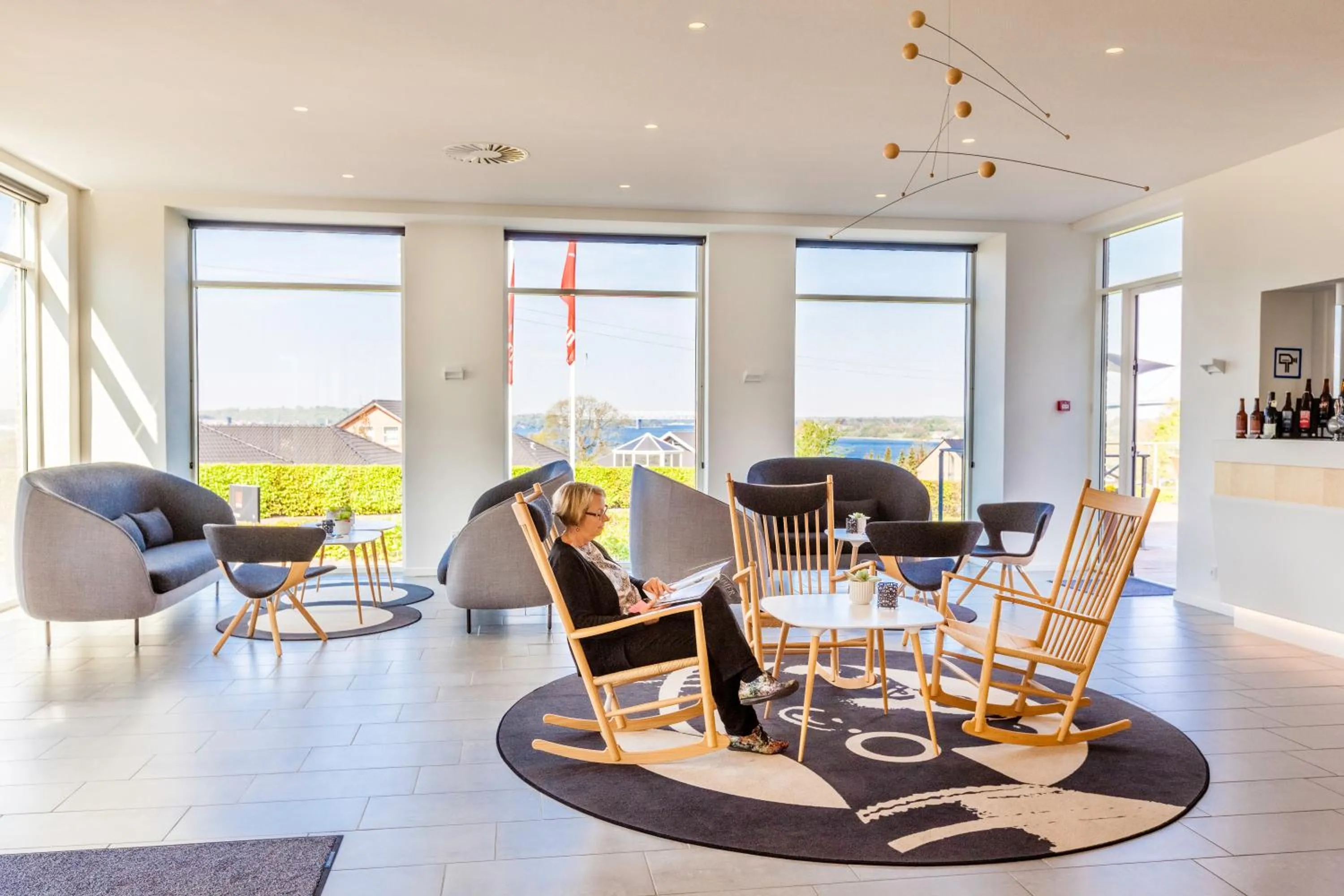 Lobby or reception in Severin Kursuscenter og Konferencehotel