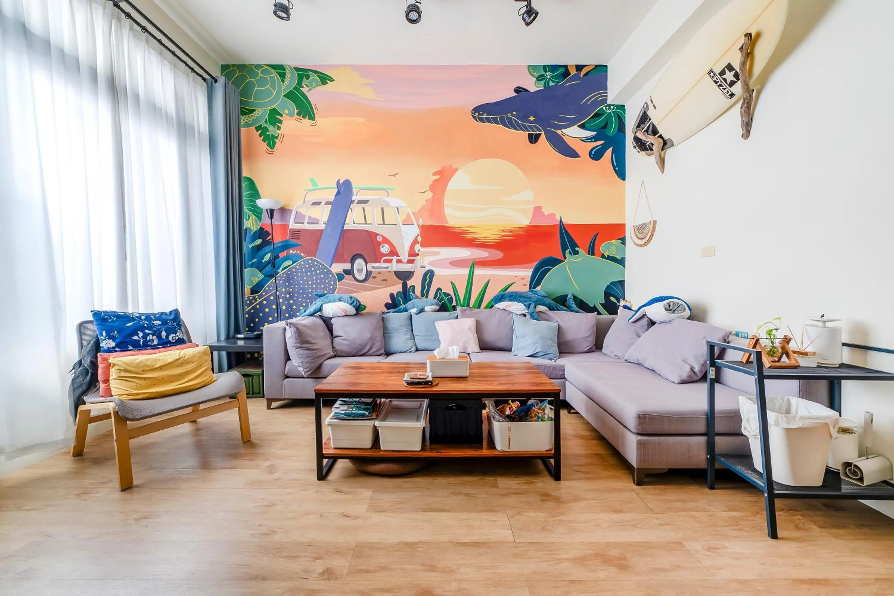 Living room in Surf house