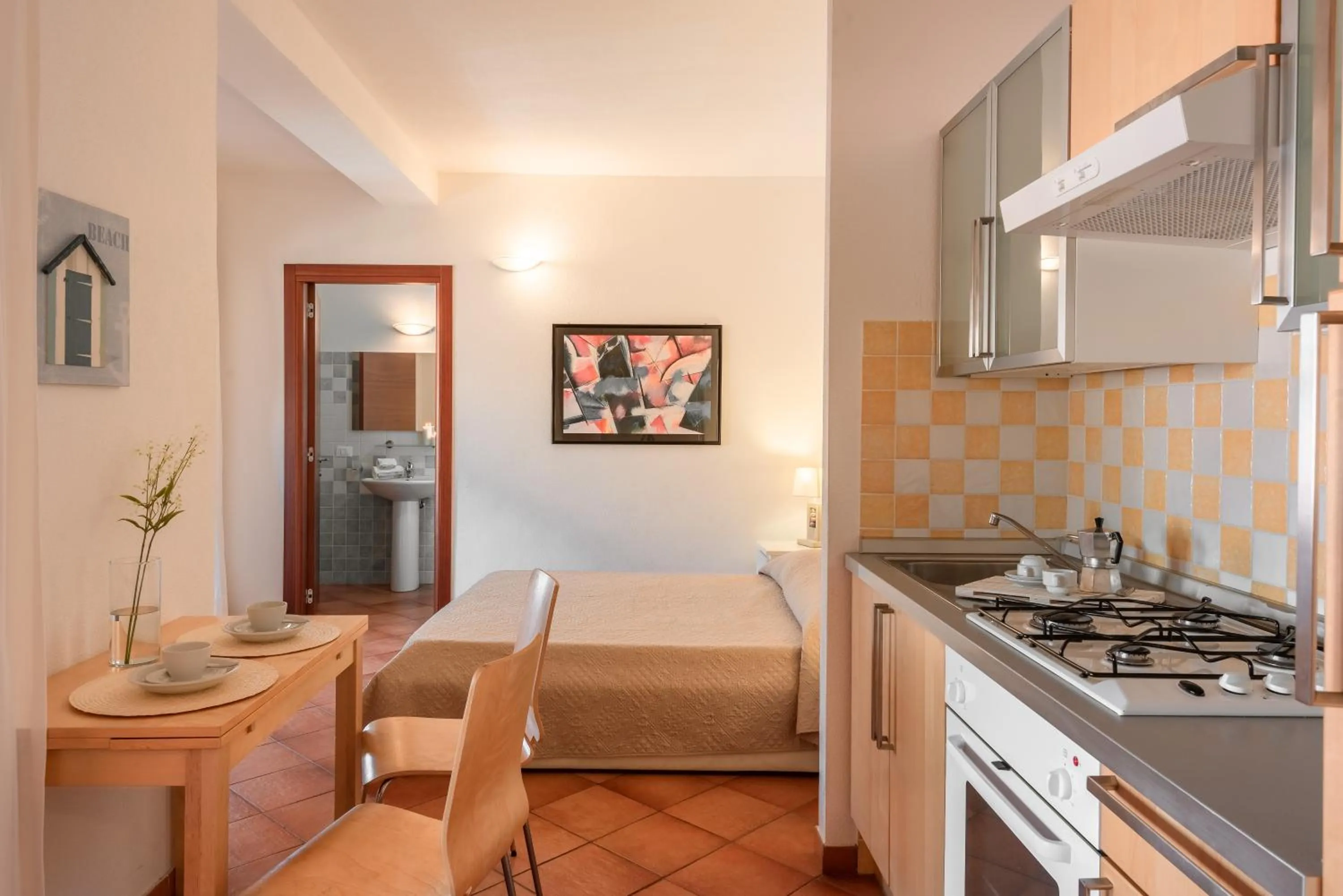 Kitchen or kitchenette in Cristal Blu