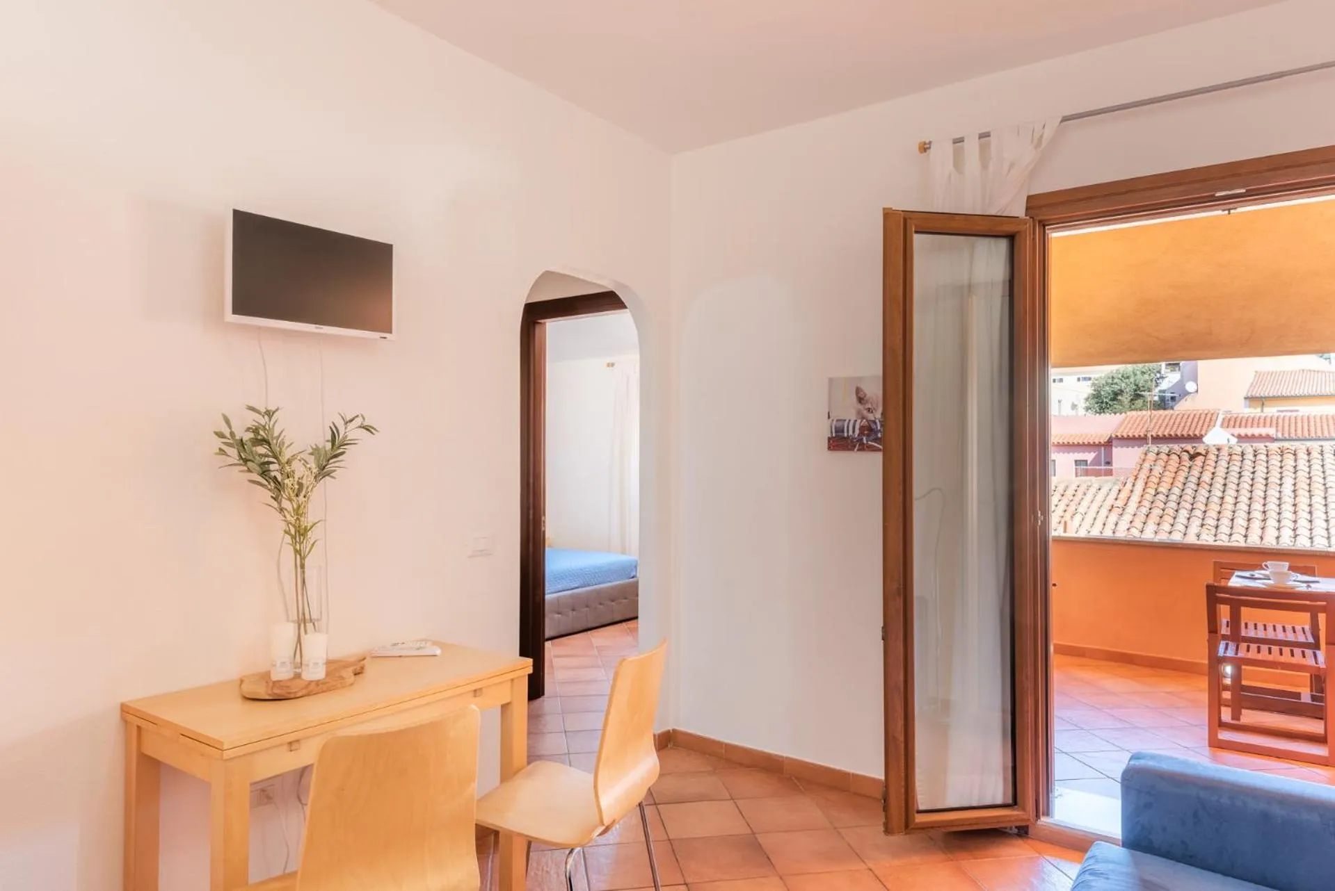 Seating area in Cristal Blu
