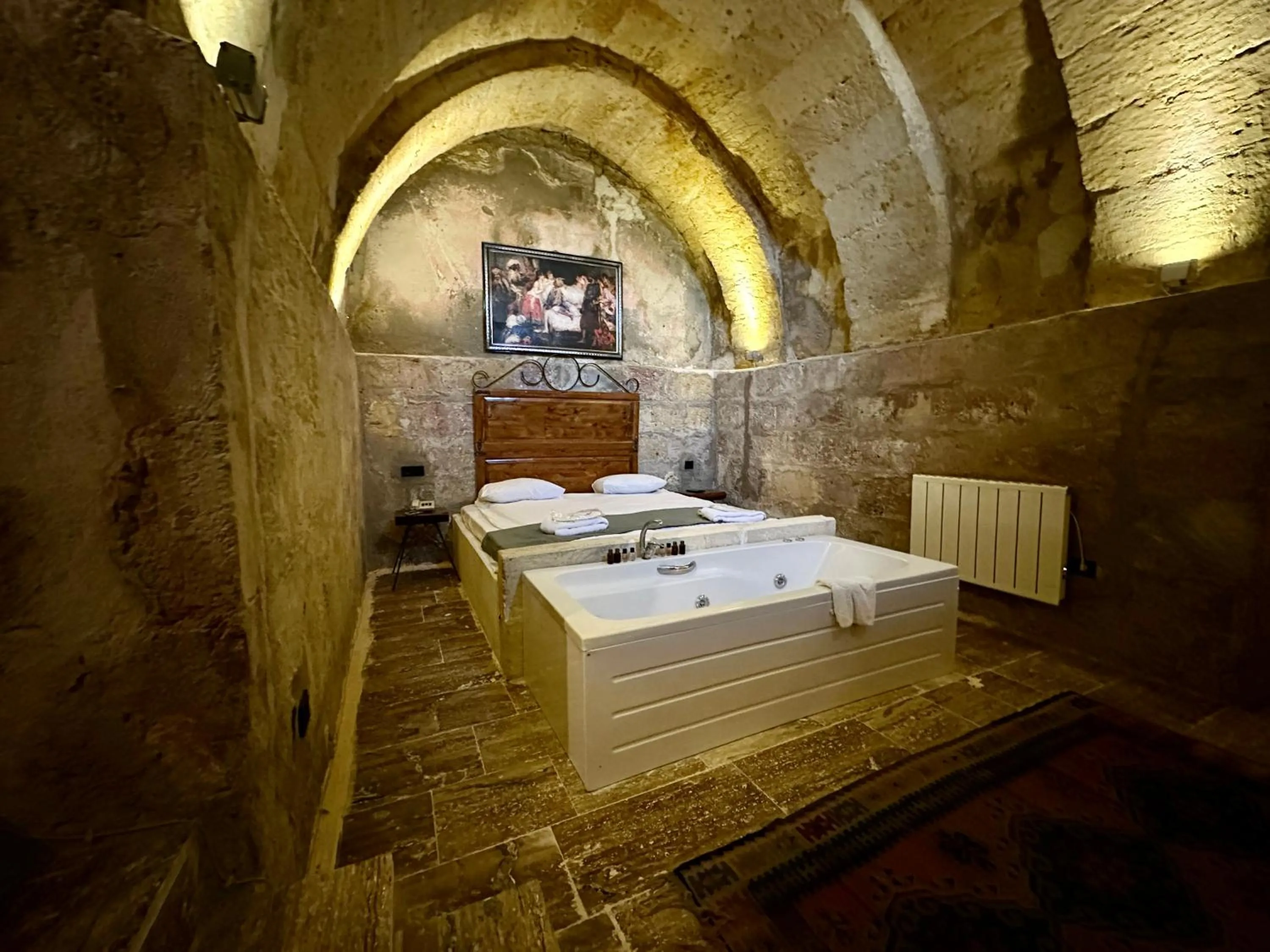 Photo of the whole room in Harkasos Cave Hotel