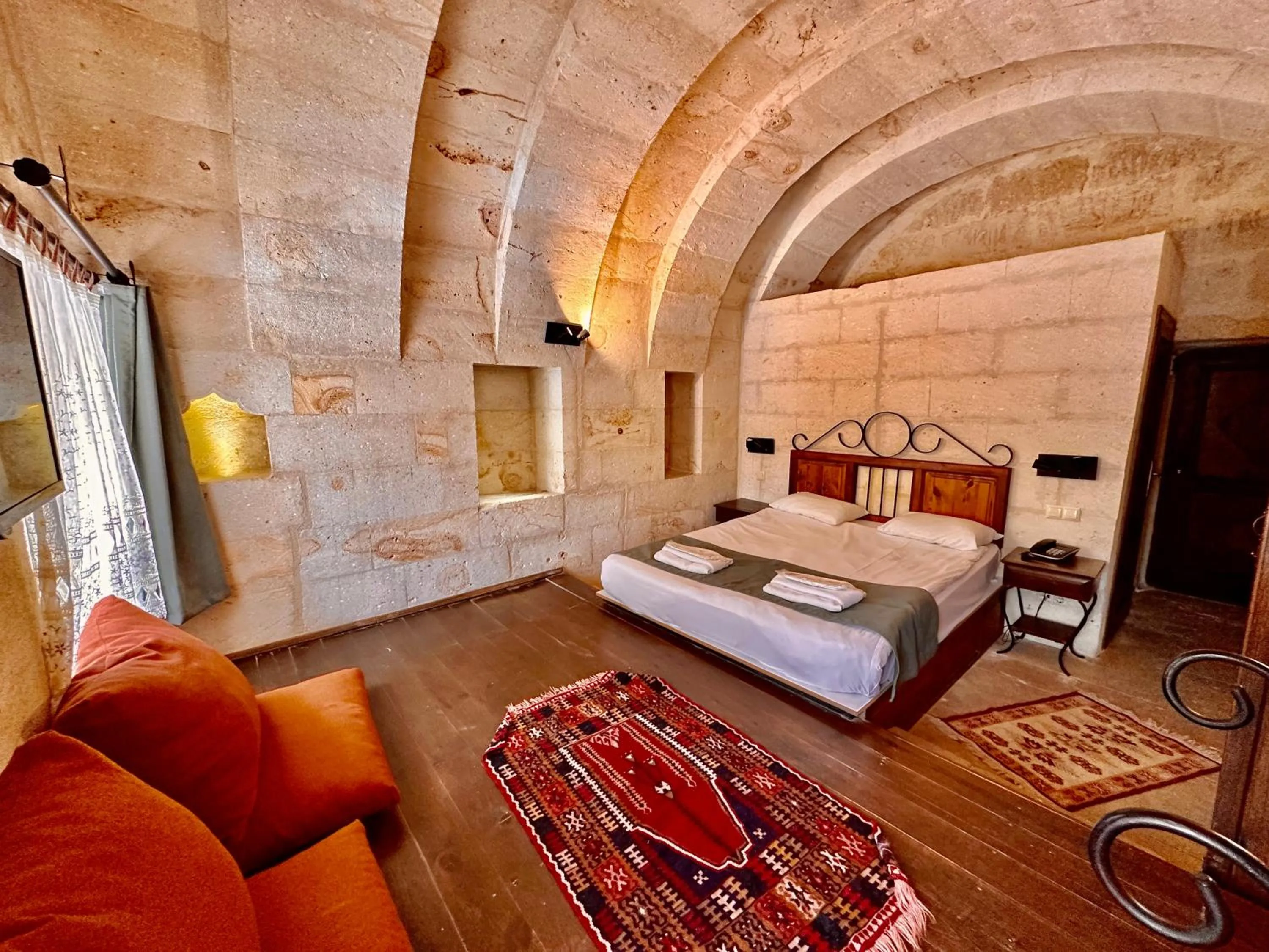 Photo of the whole room in Harkasos Cave Hotel