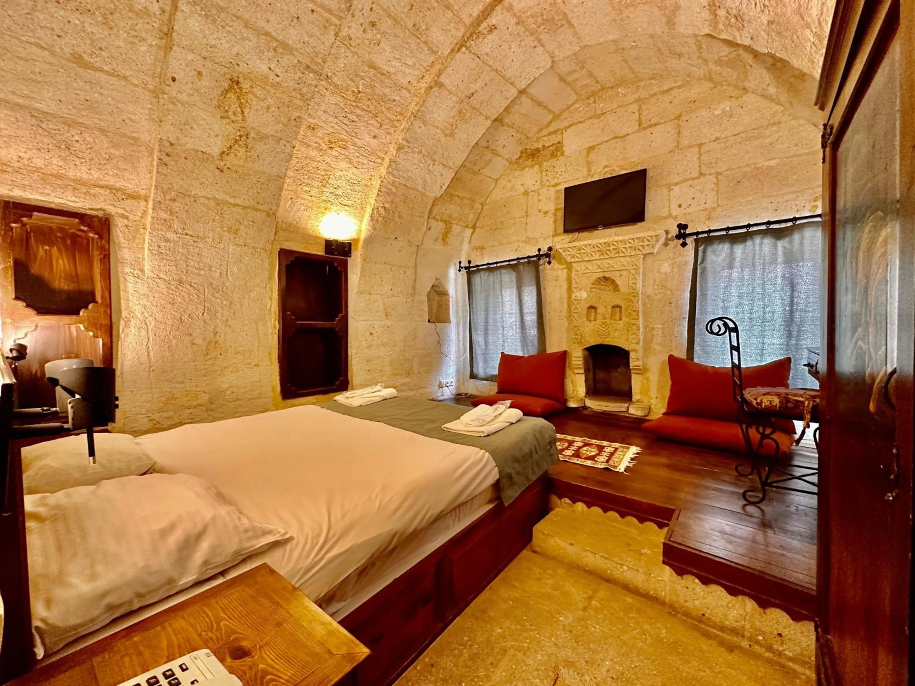 Photo of the whole room in Harkasos Cave Hotel