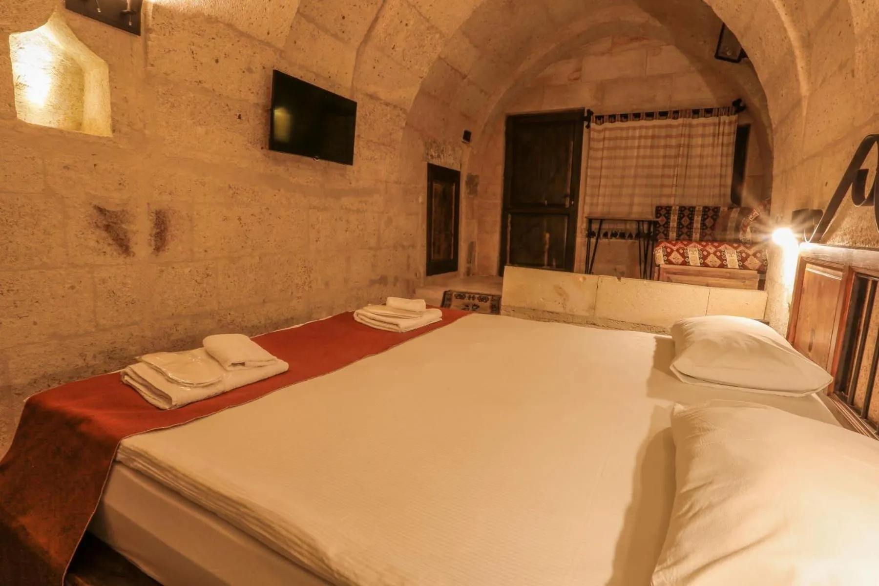 Photo of the whole room in Harkasos Cave Hotel