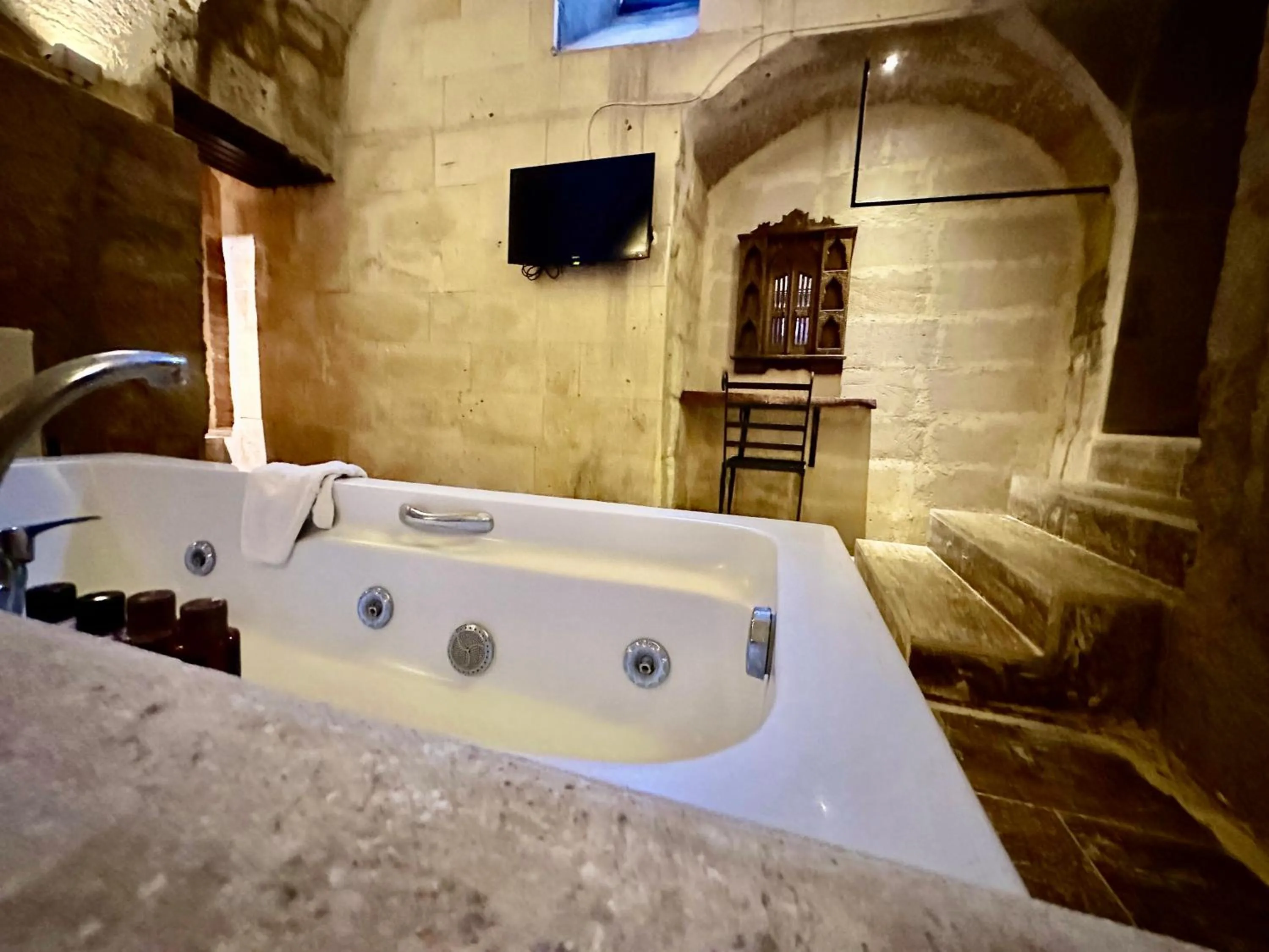 Photo of the whole room in Harkasos Cave Hotel