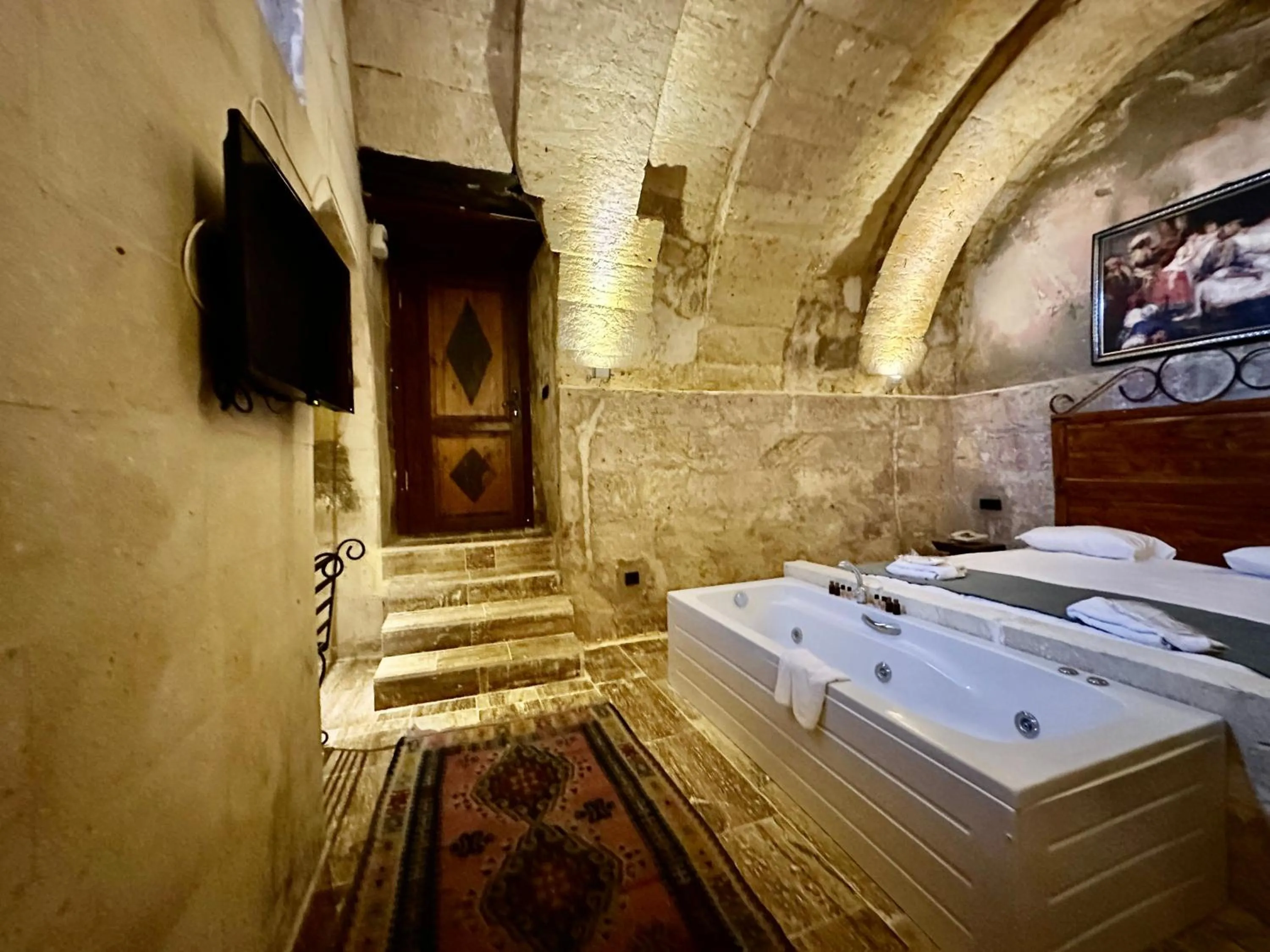 Photo of the whole room in Harkasos Cave Hotel