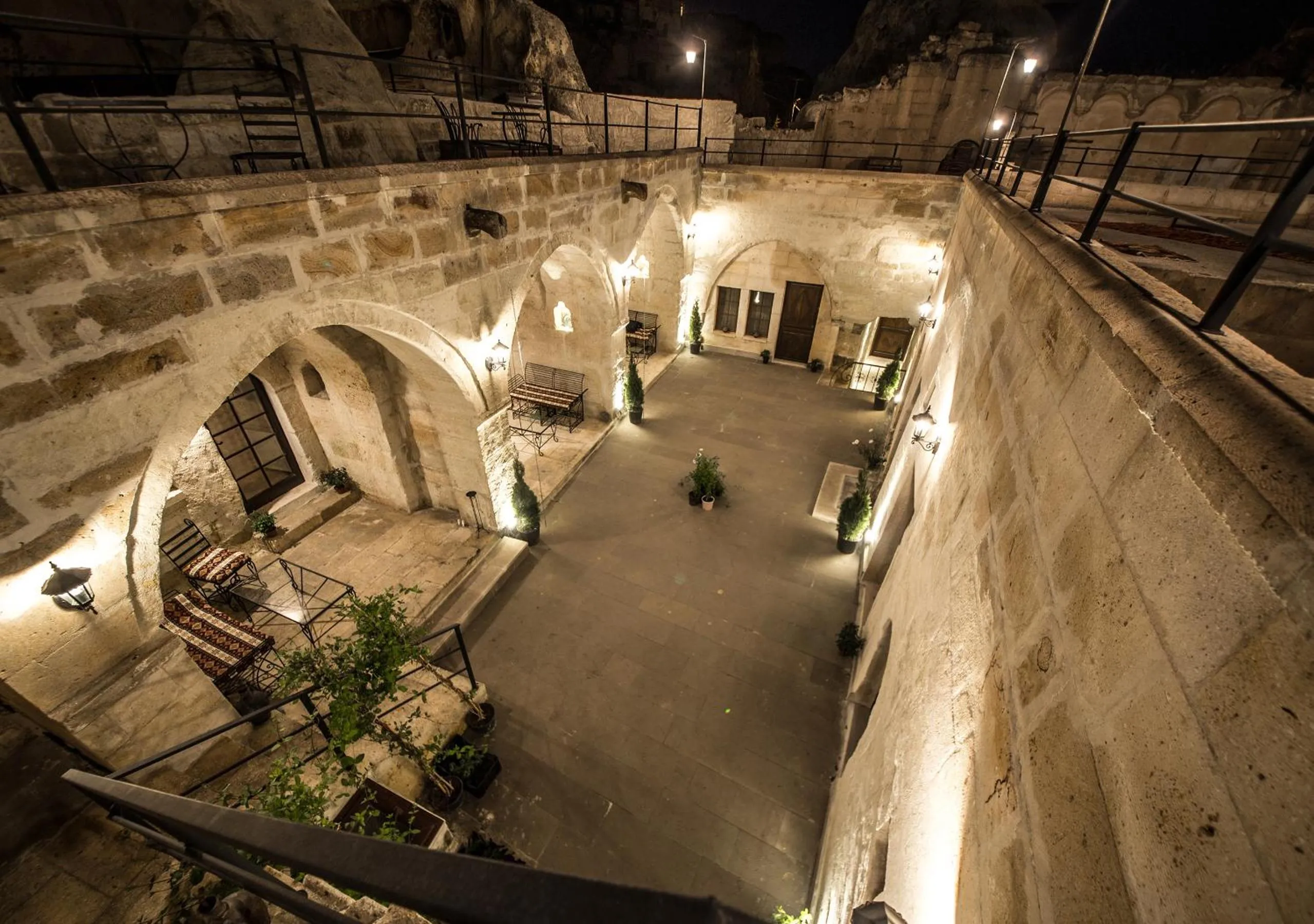 Property building in Harkasos Cave Hotel