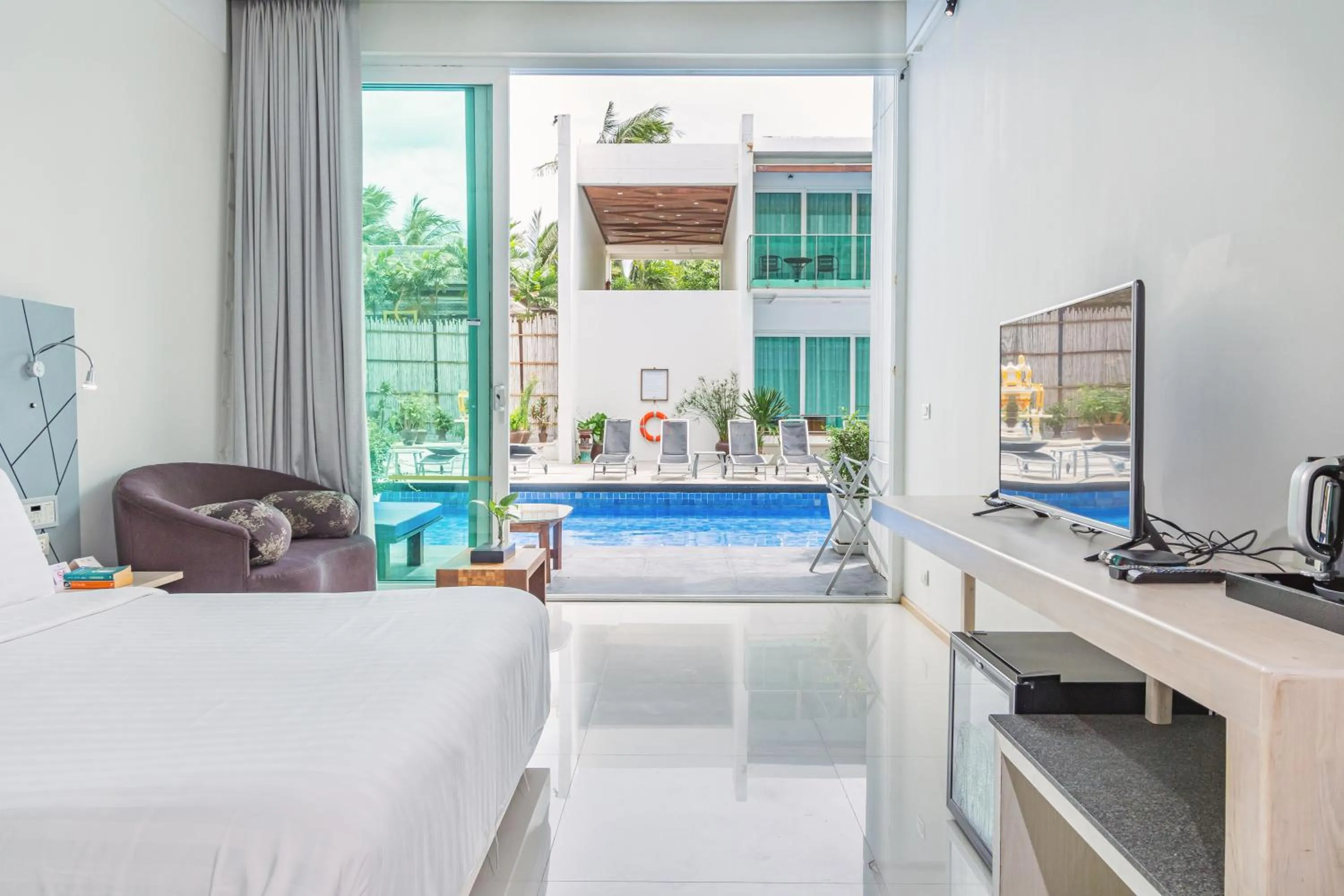Bedroom, Bed in KC Beach Club & Pool Villas