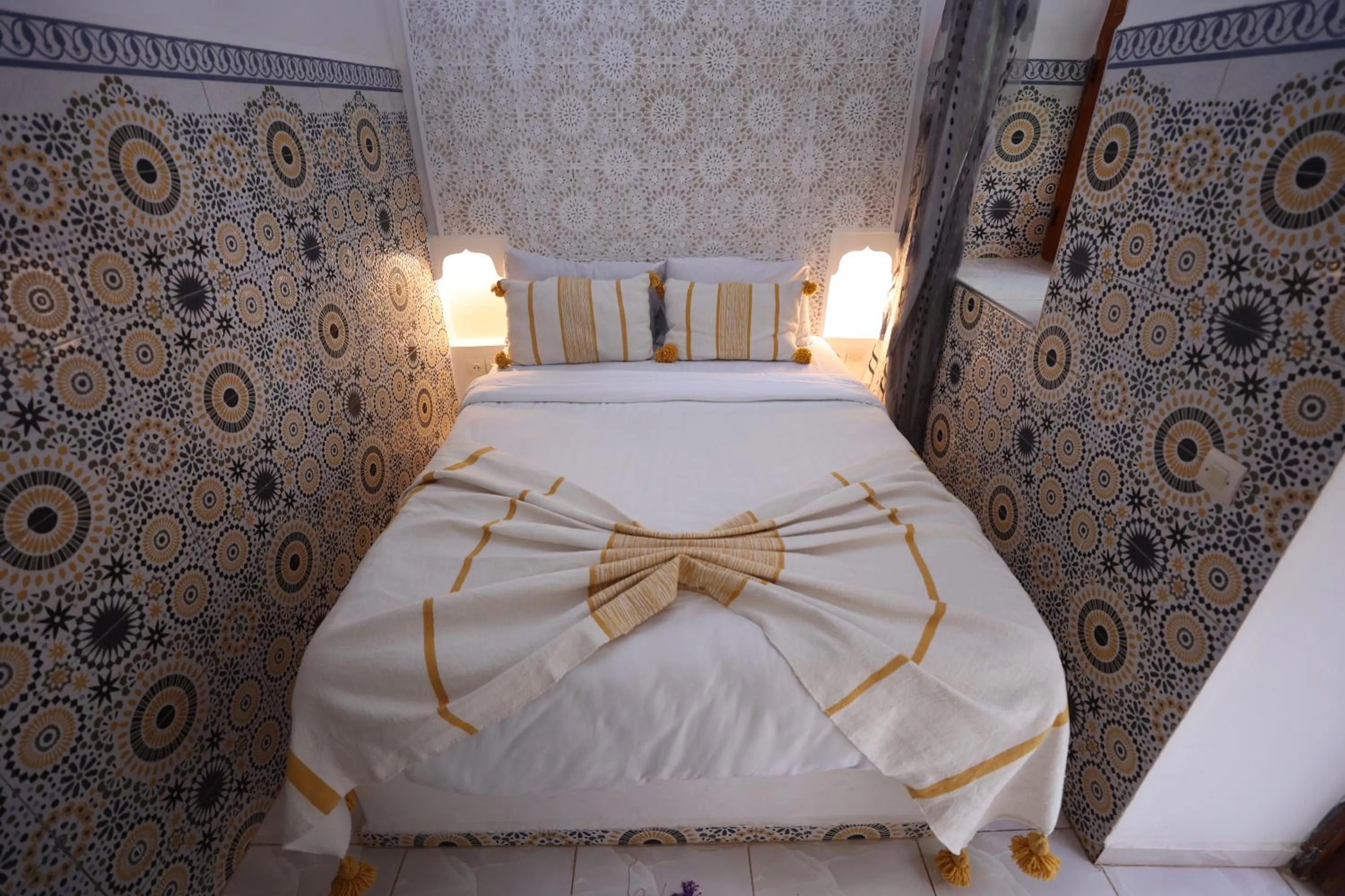 Bed in Riad O LY