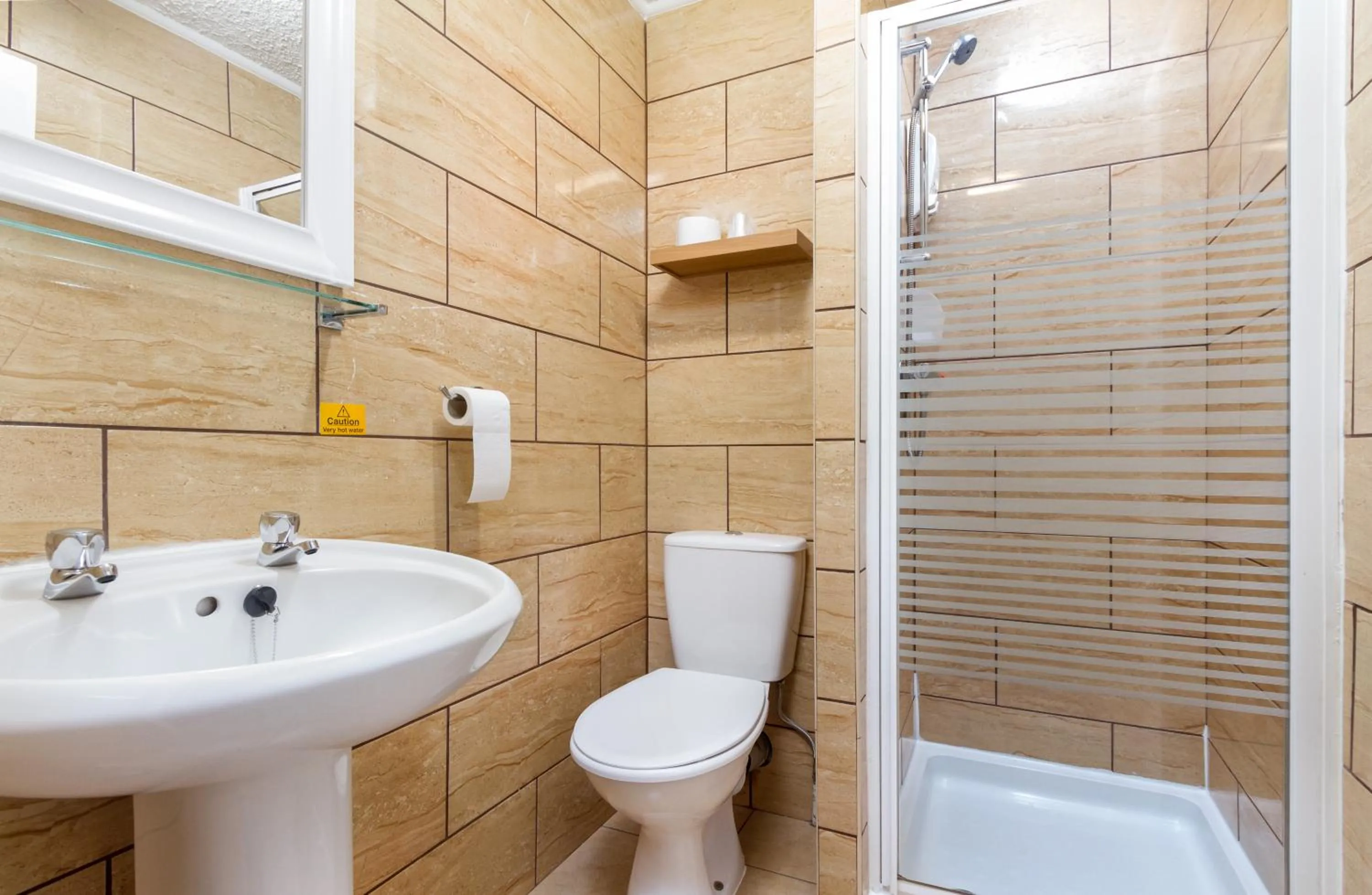 Shower in Maples Hotel