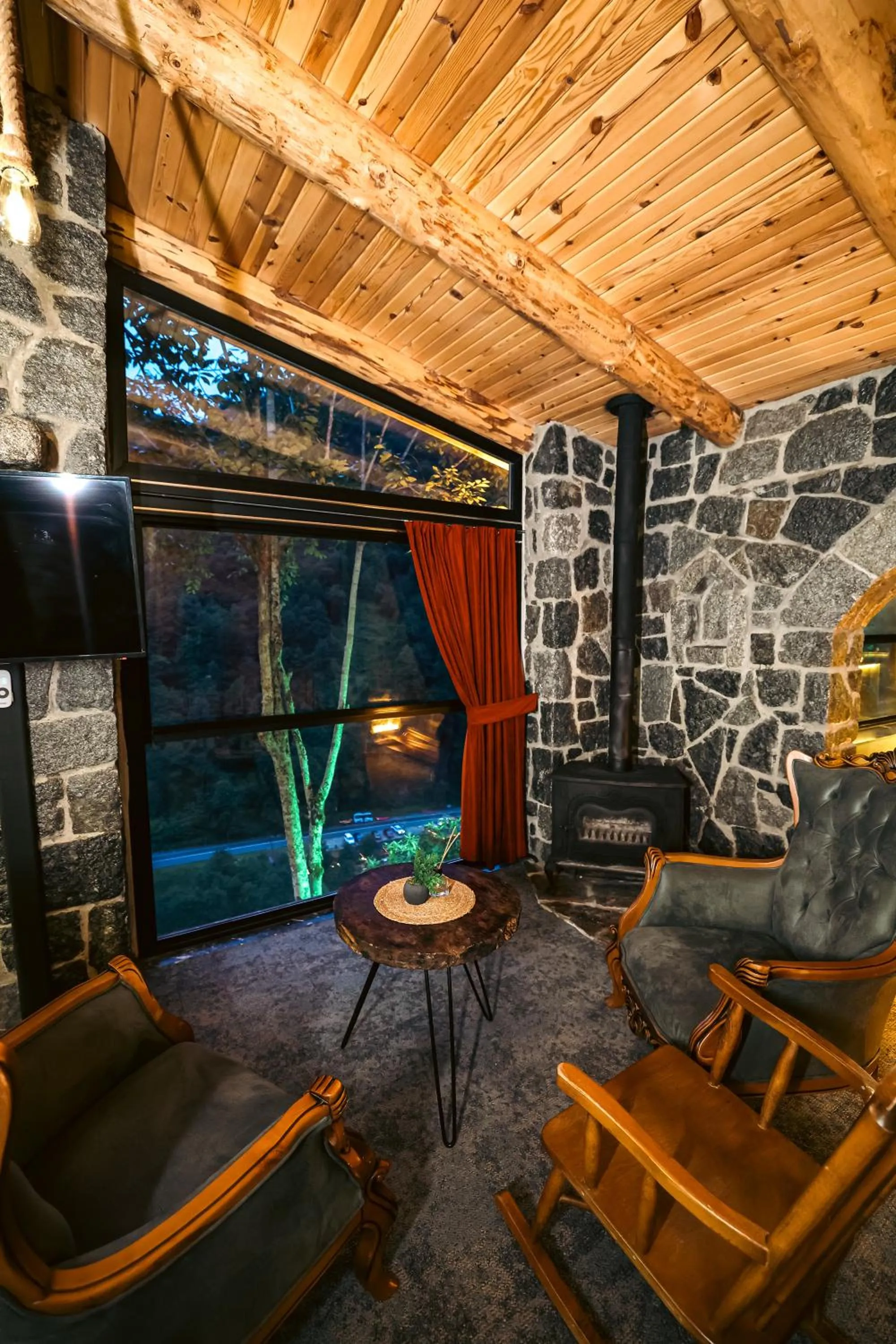 Living room in bungalove tatil köyü