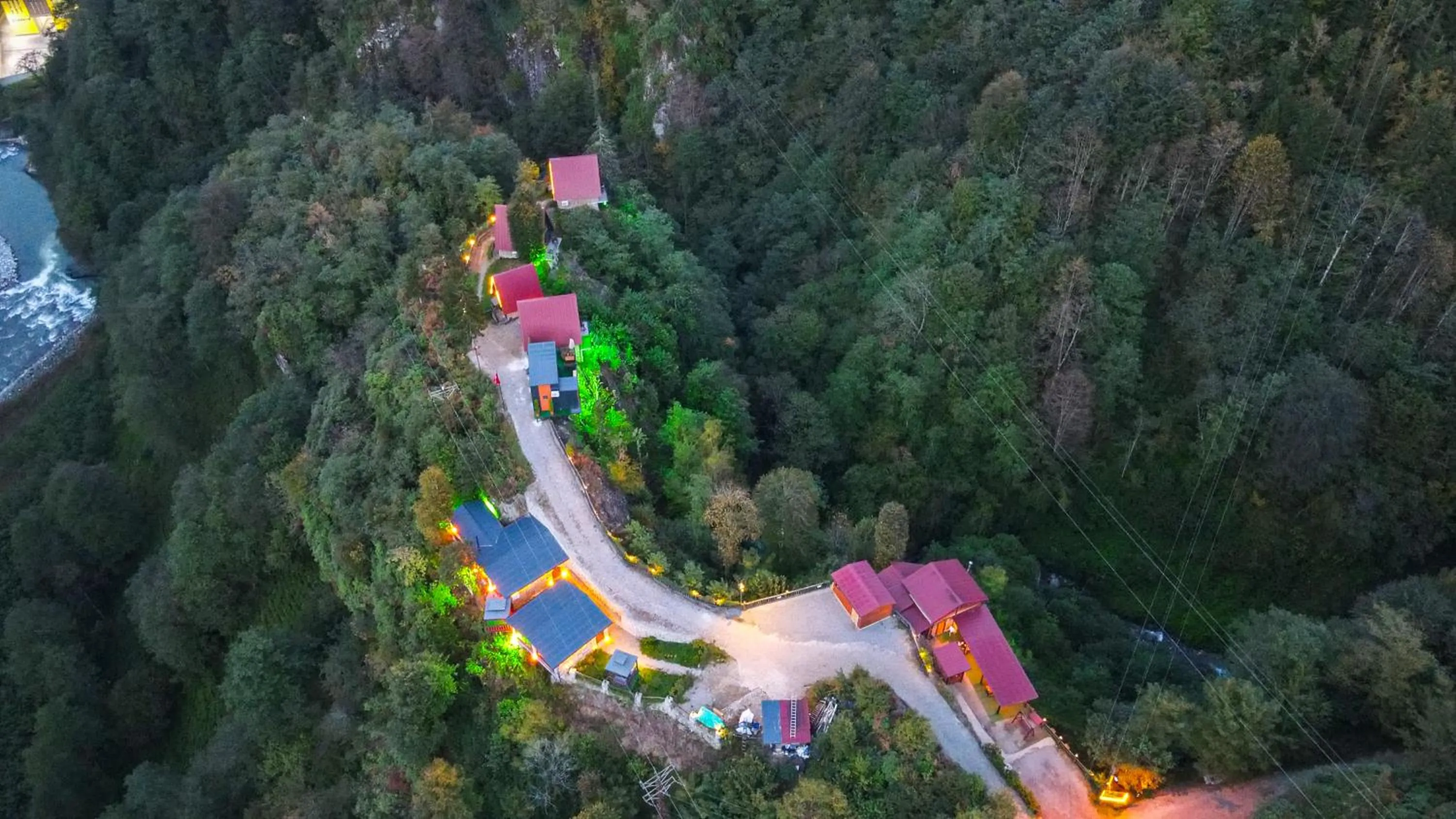 Property building in bungalove tatil köyü