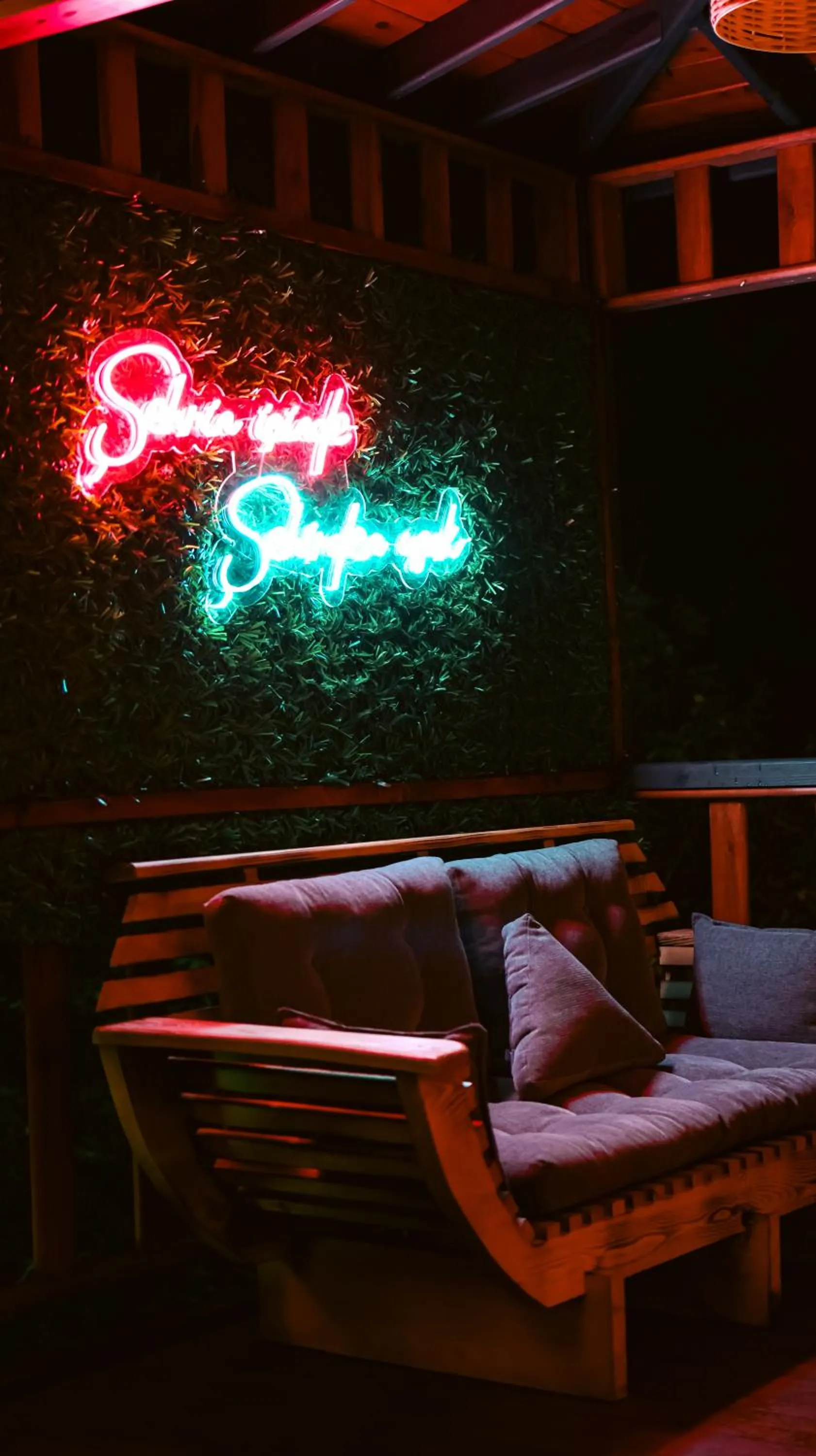 Seating area, Bed in bungalove tatil köyü