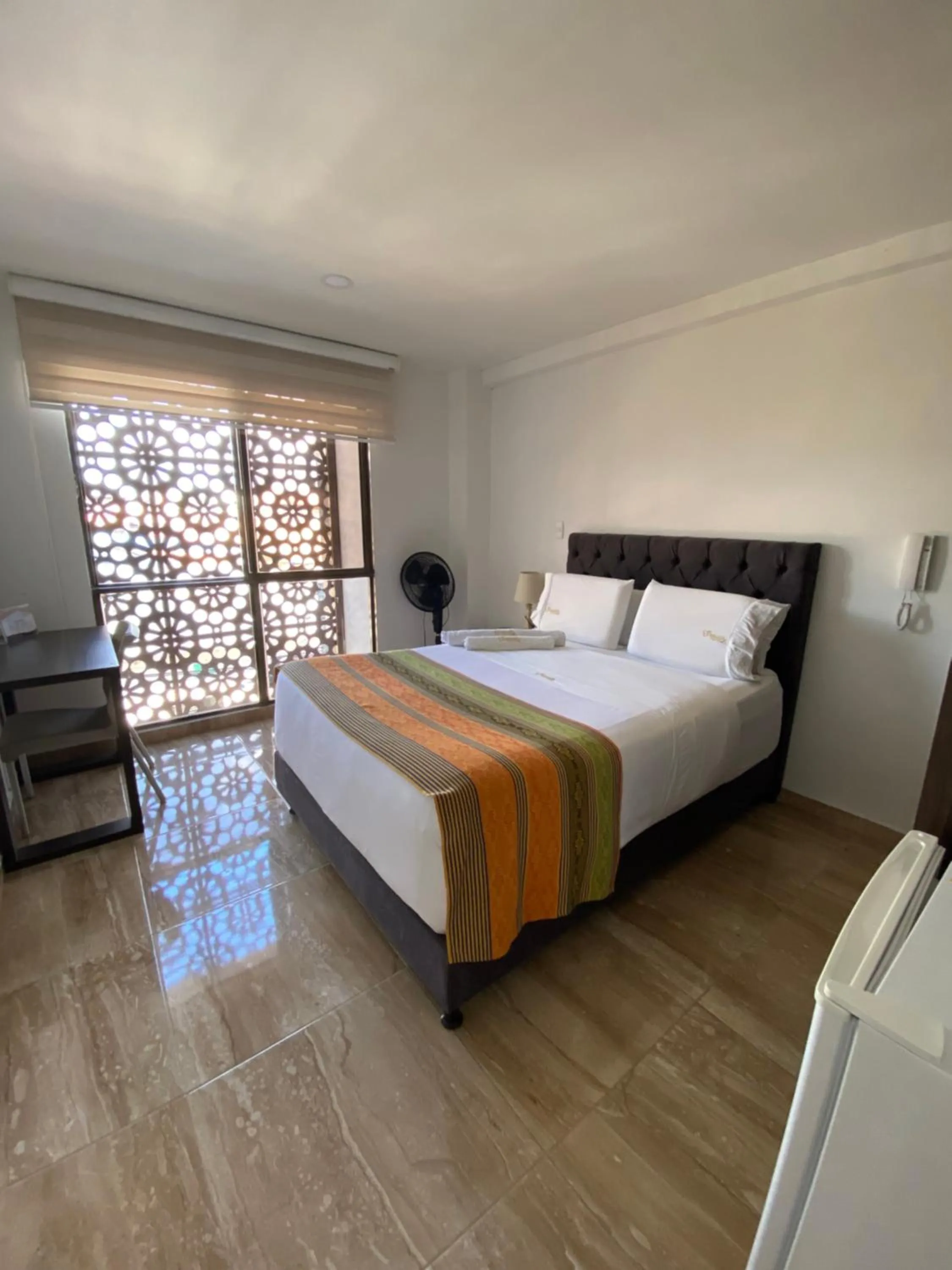 Bed in Samalá Casa Hotel