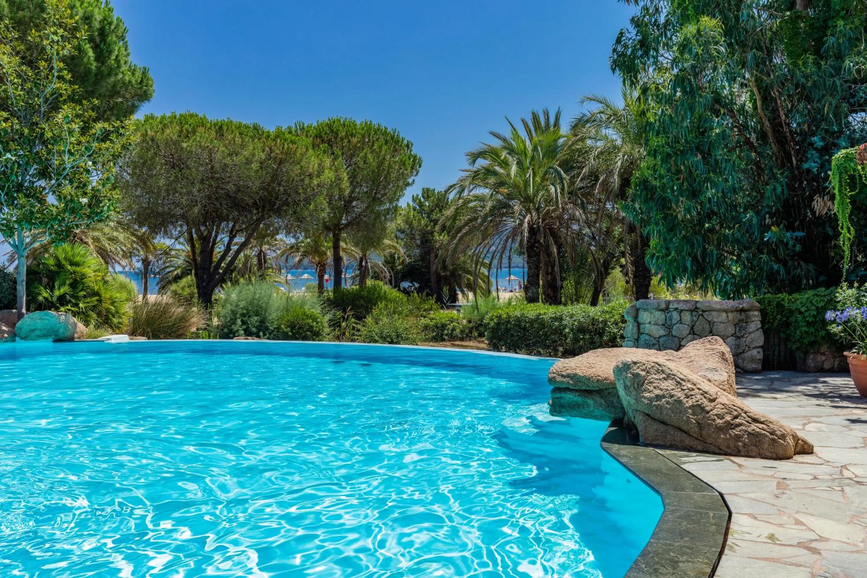 Swimming pool in Hôtel Marina Corsica