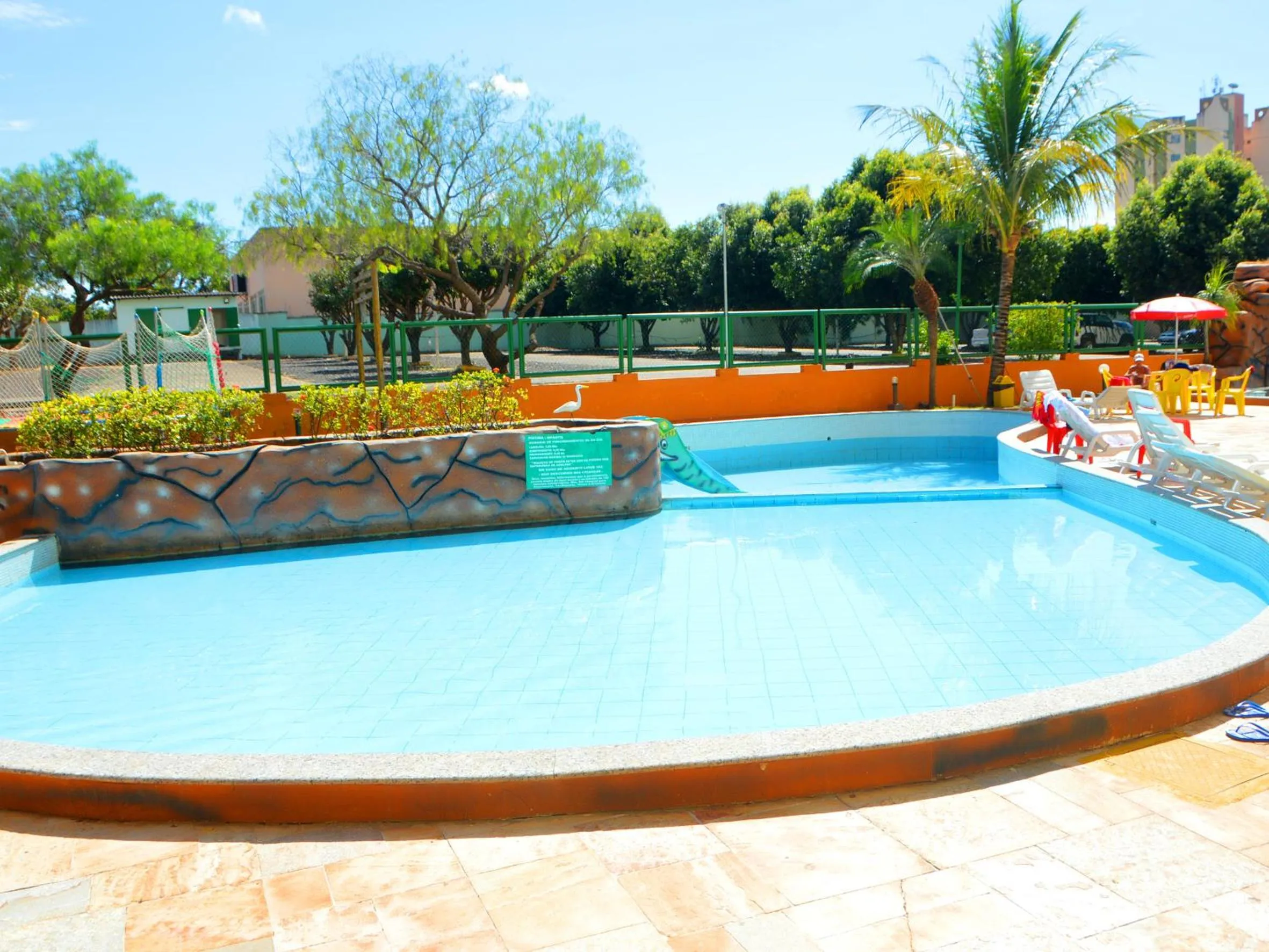 Swimming pool in Suite Show no Thermas Place